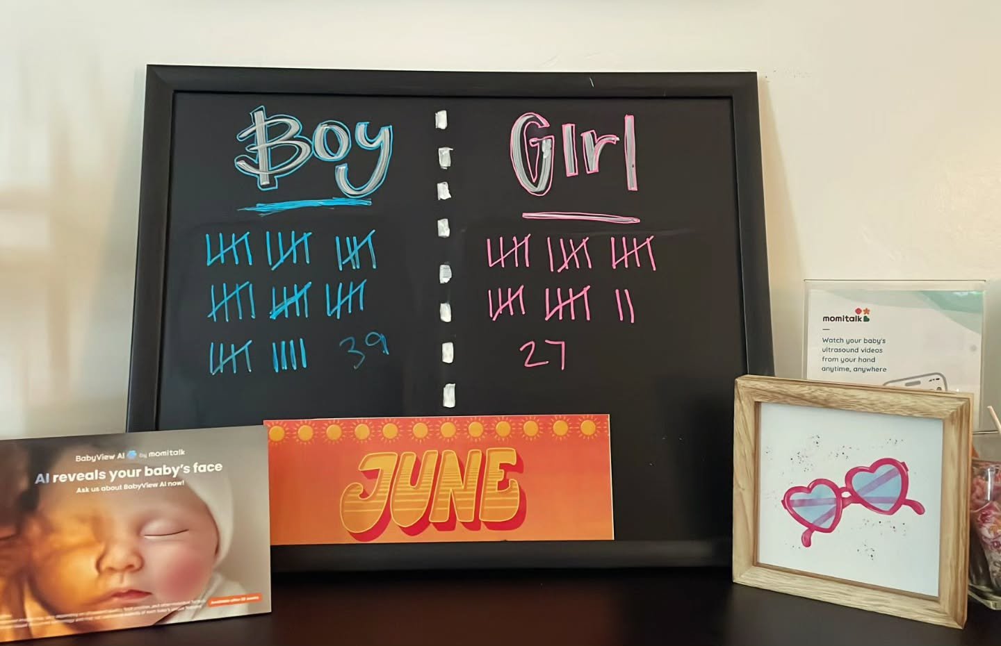 June was all about boys! π¦π
We had a blast playing the old wives' tale trick with the heartbeat prediction, which suggests that a faster heartbeat indicates a girl, while a slower one points to a boy.
This time, the boys came out on top! πΆπ