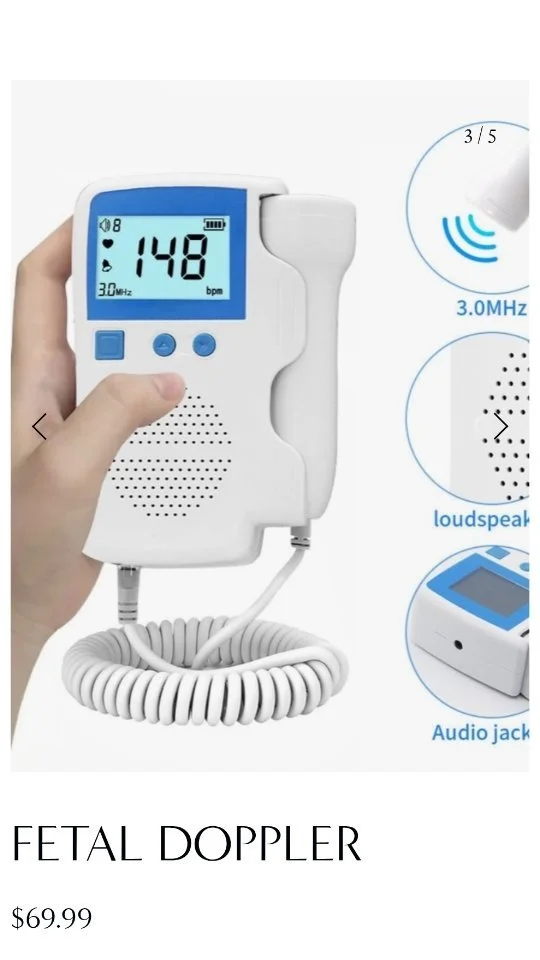 Hear Your Baby’s Heartbeat with Ease 🎧💓
Experience the joy of hearing your baby's heartbeat with the SpringBud FD-350B Fetal Doppler! 🌸✨ This device combines the latest technology with a user-friendly design, making it easy for new moms to