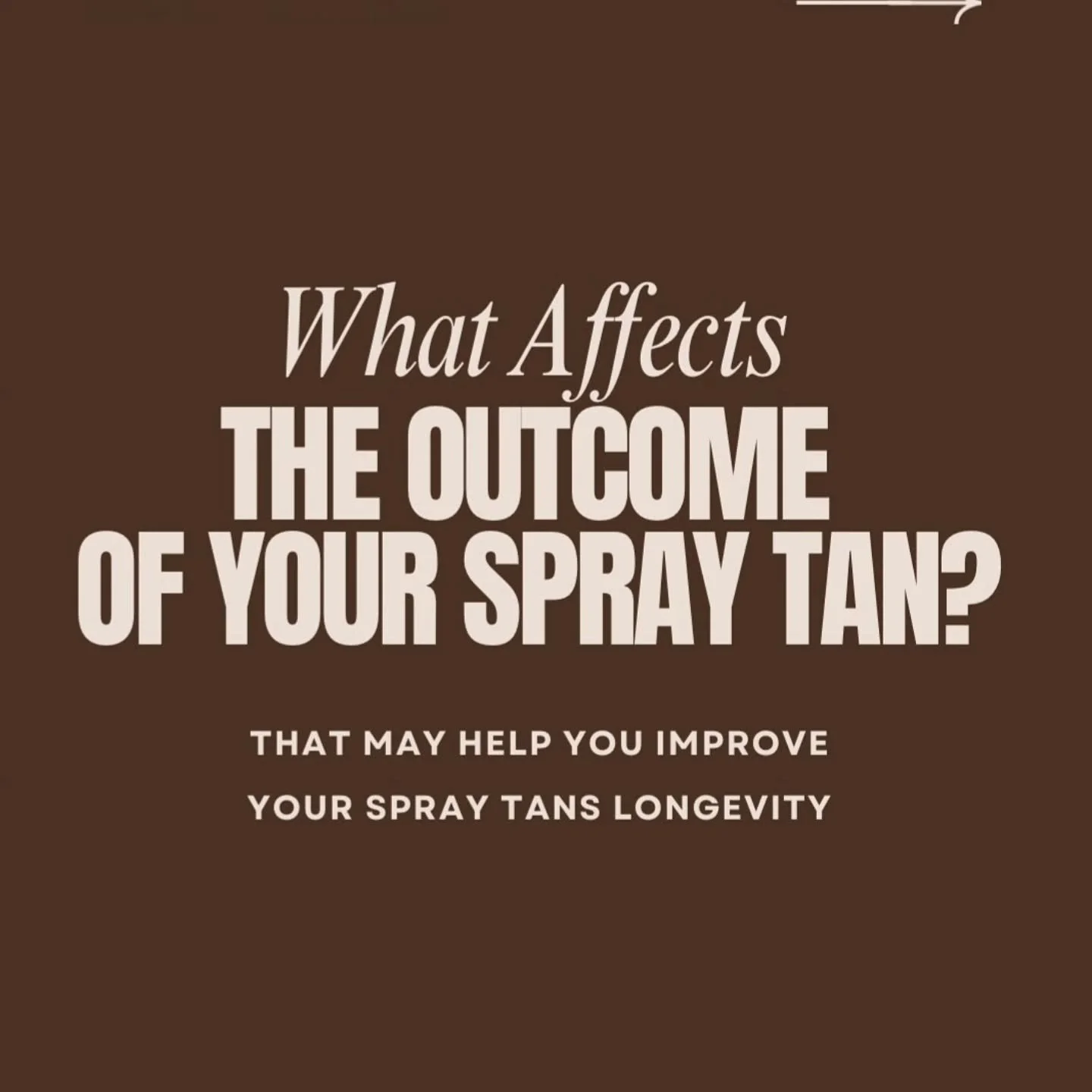 Because not all spray tans are created equal, and the prep + aftercare actually matter. If you've ever gotten a tan and wondered why it didn't last, looked patchy, or wasn't as dark as you expected- this one's for you. Swipe for the details and let's