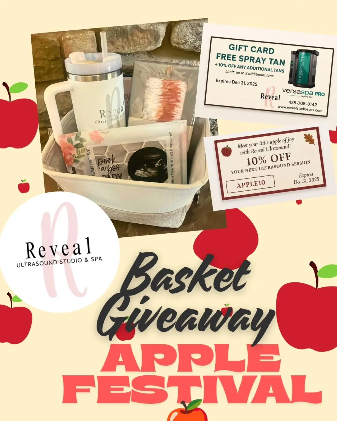 ππ Exciting news! We’re thrilled to offer a special basket from Reveal at the auction during the Apple Festival & Fall Harvest in New Harmony, Utah! πβ¨
Join us on October 11, 2025, from 10:00 am to 3:00 pm for a day full of fun and flav