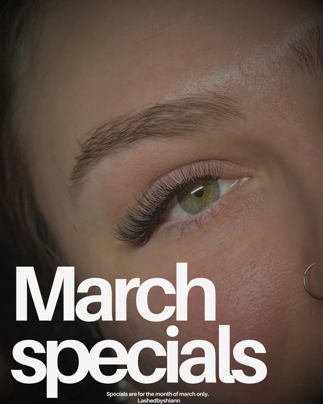 Feeling lucky? 🍀 Treat yourself to a little glow-up this March:

&bull; Lash Lift &amp; Tint &mdash; $45 (was $60)
&bull; Brow Lamination &amp; Tint &mdash; $55 (was $75)
&bull; New clients get 17% OFF any service!

Spots are limited, so grab your l