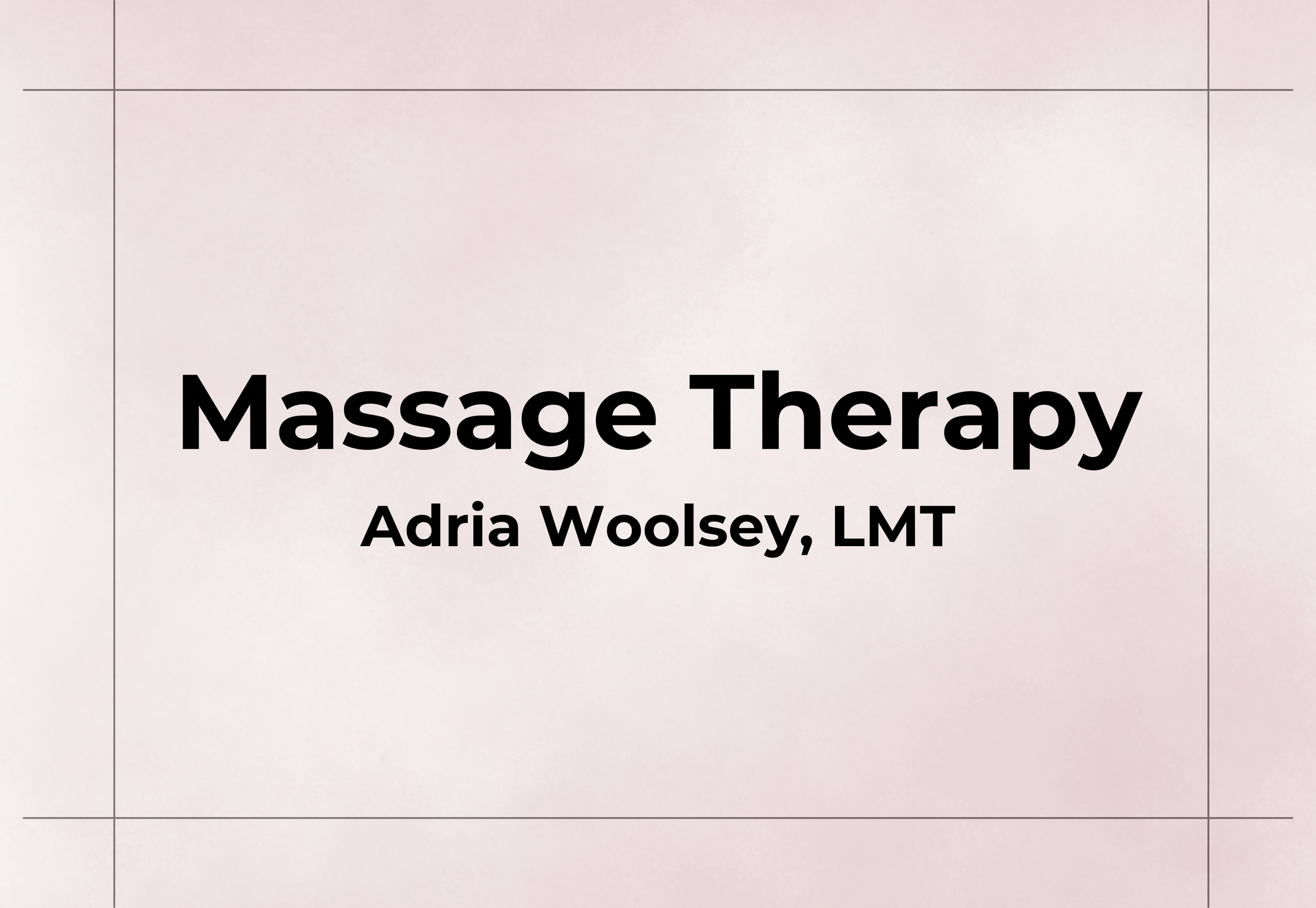 Massage Therapy