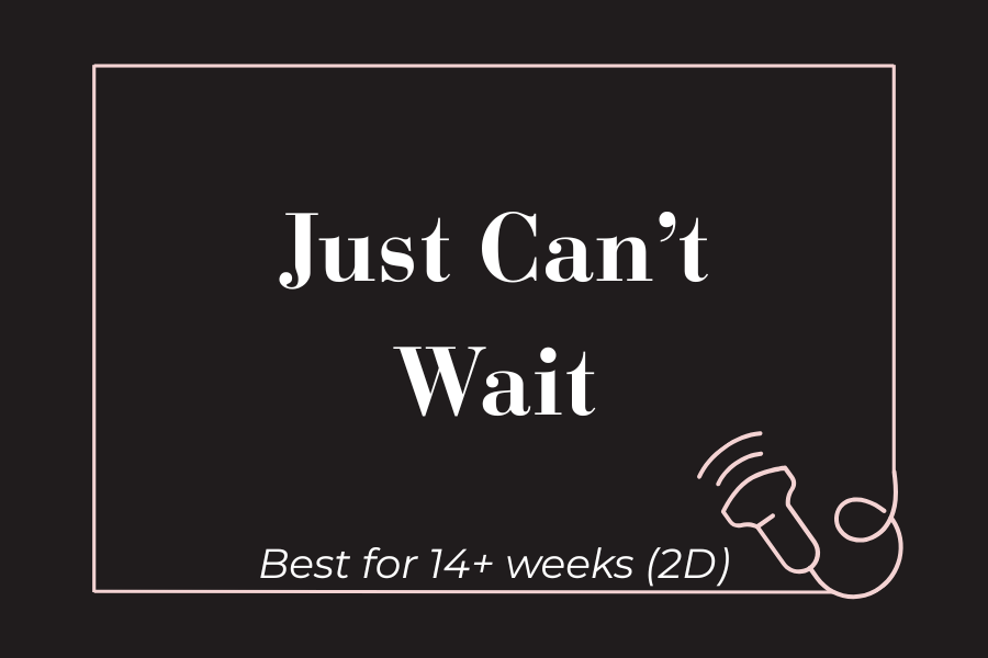 Just Can't Wait - 2D only