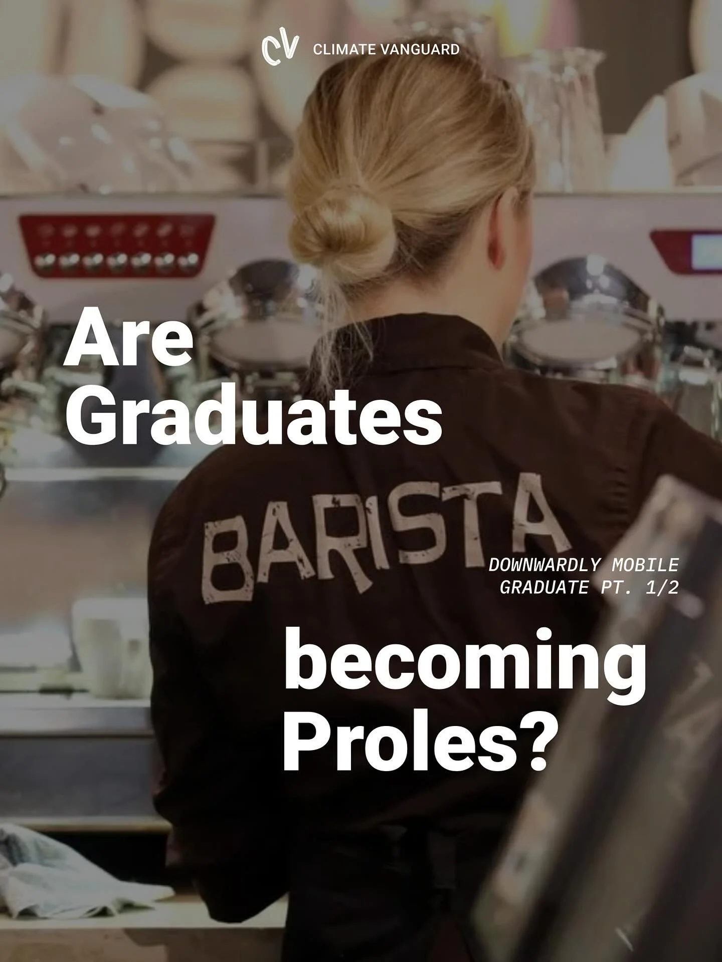 🎓 A university degree once promised a life of relative material prosperity. Not anymore. 
Over 5 million British graduates now work in non-graduate roles and graduate wages are just 1.6 times minimum wage. 
In part 1 of this 2-part series, we inve