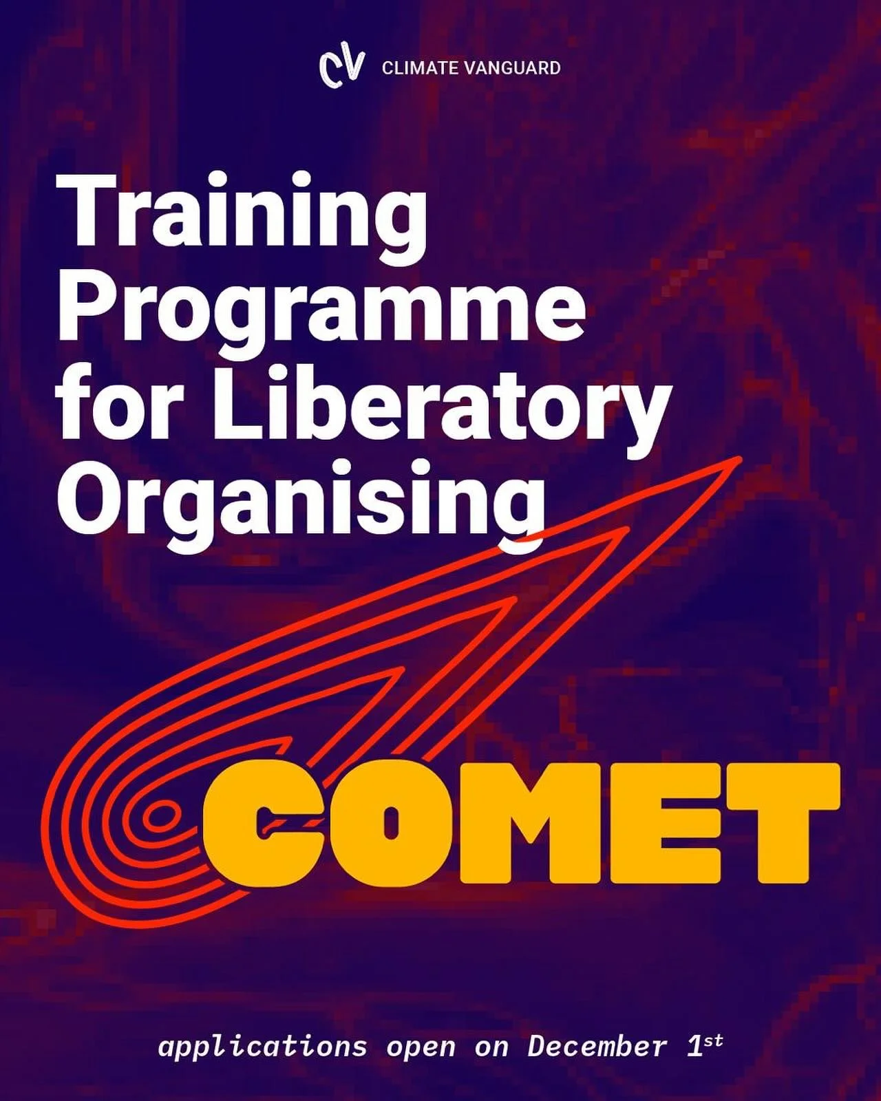 ☄️ COMET IS COMING BACK
We’re so excited to share that we will be running Comet again next year‼️
✊ Comet is a 4.5-month training programme for youth organisers in Britain who are seeking to understand the world and how to change it.
🌱 Comb