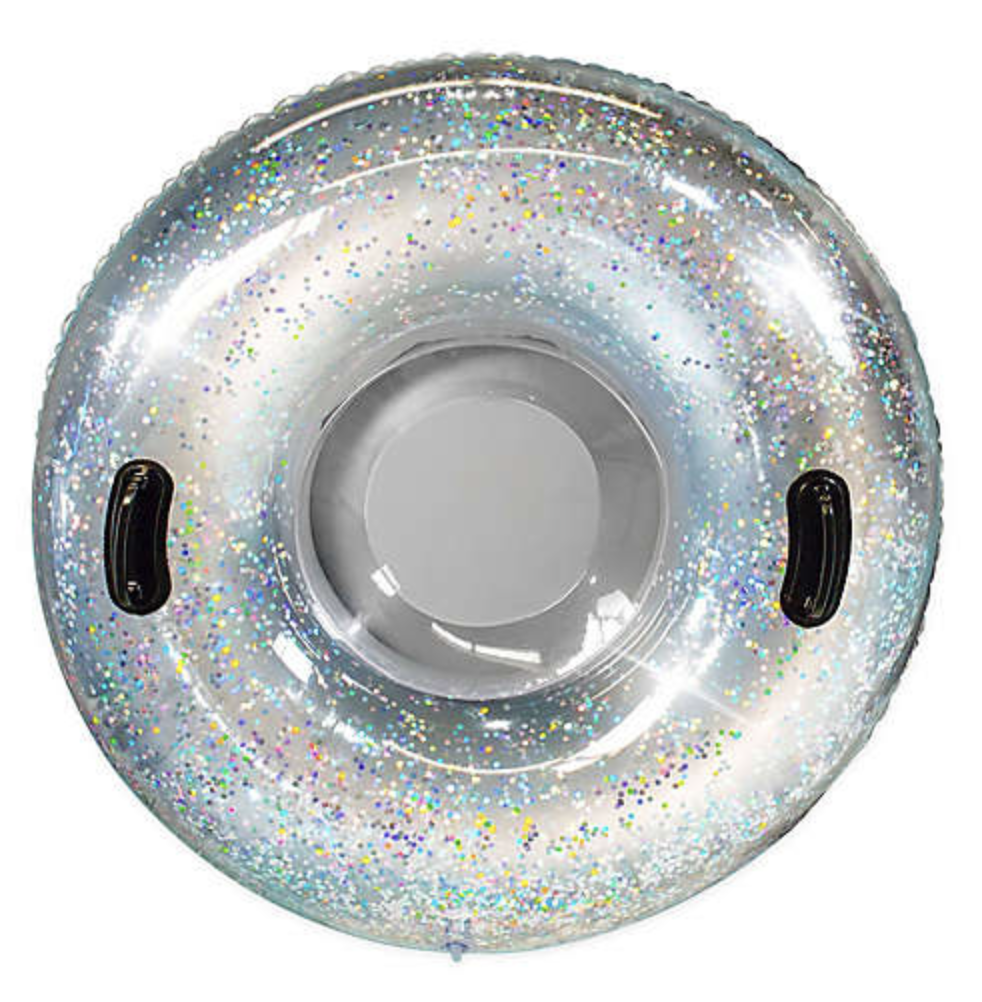 SnowCandy Glitter Snow Tube in Silver Glitter