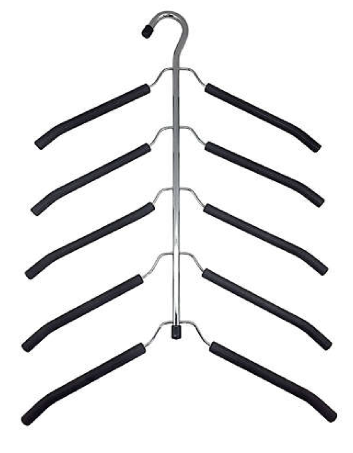 Simply Essential™ 5-Tier Friction Blouse Hanger