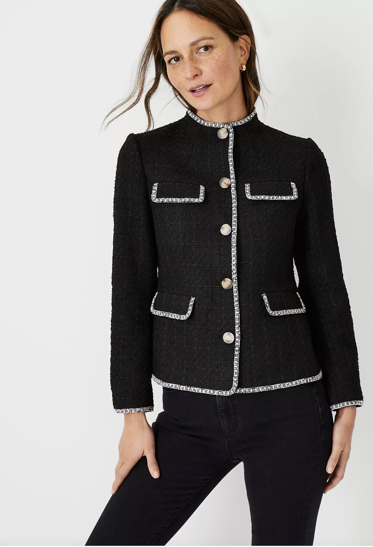 Tweed Military Jacket (Copy)