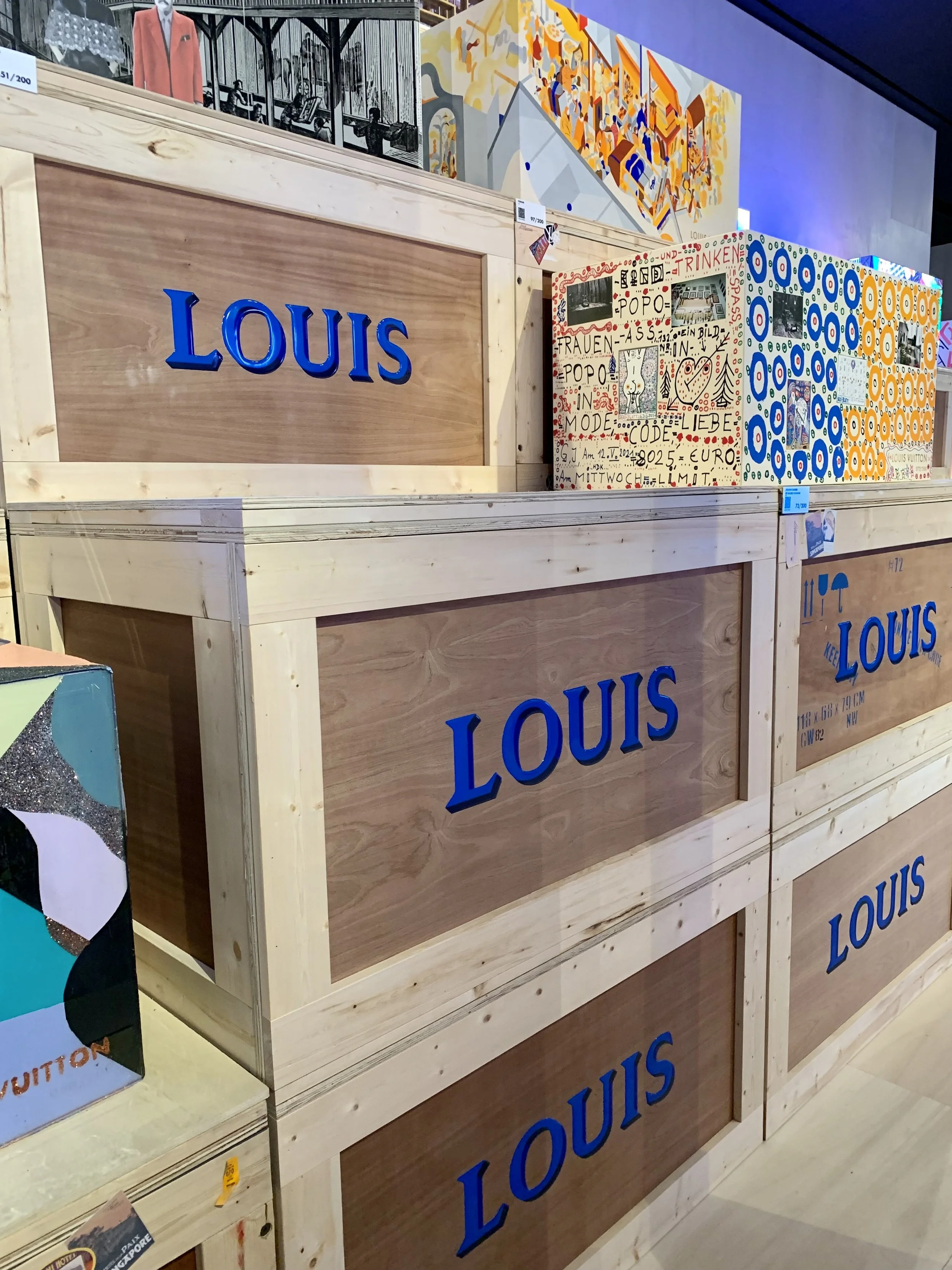 JOHANN GARBER OF GALERIE GUGGING Louis Vuitton 200 Trunks 200 Visionaries