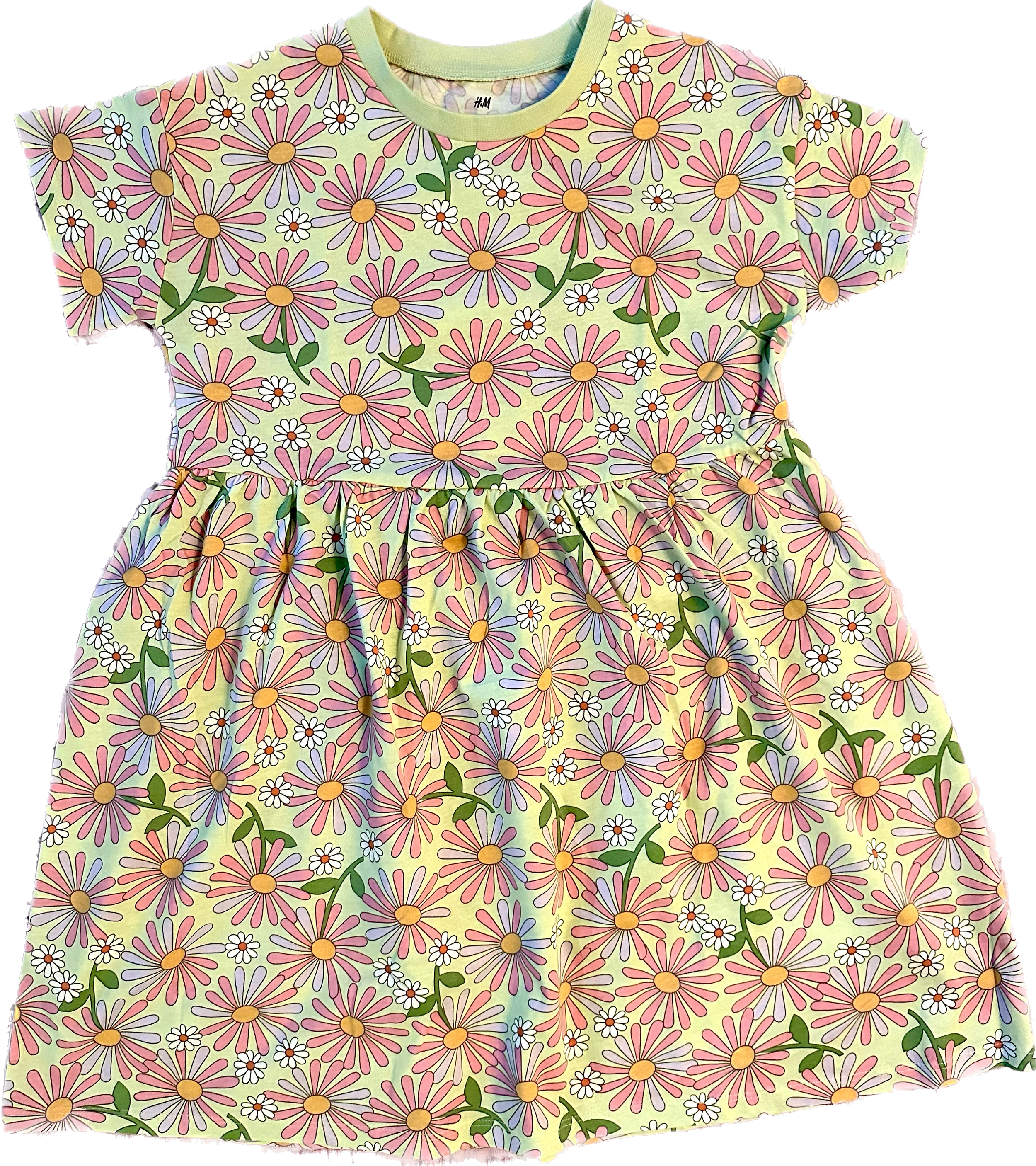 Floral Printed Jersey Dress