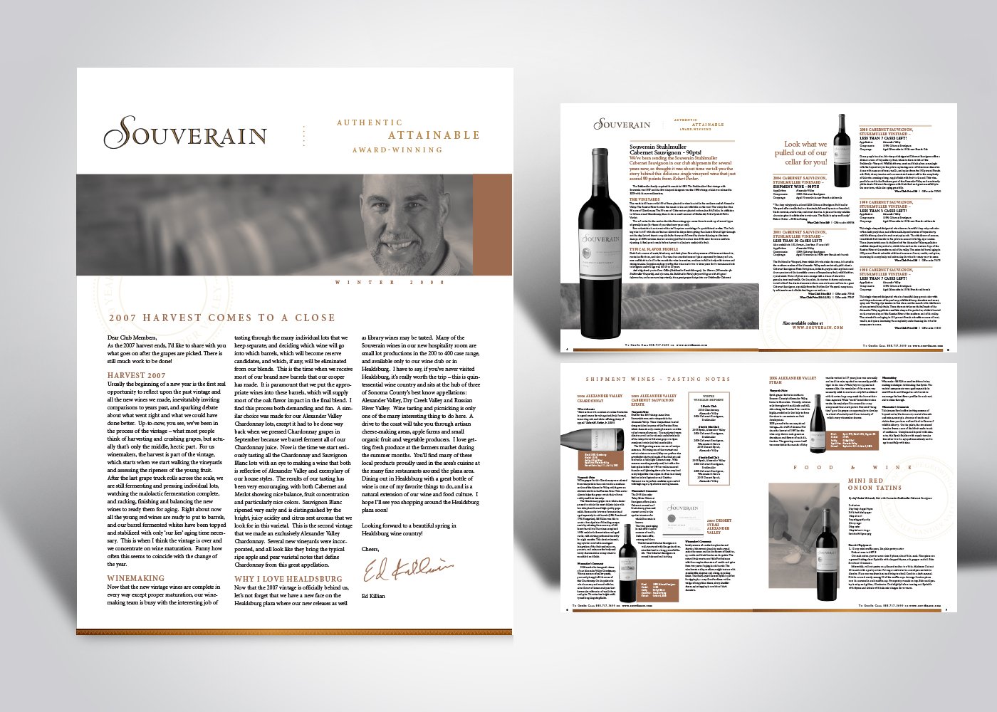Souverain Wine Club Brochure