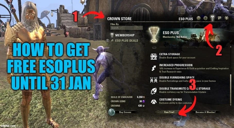 Season of the Dragon drop is enabled on Twitch! Check also the tutorial on how to enable ESO PLUS!