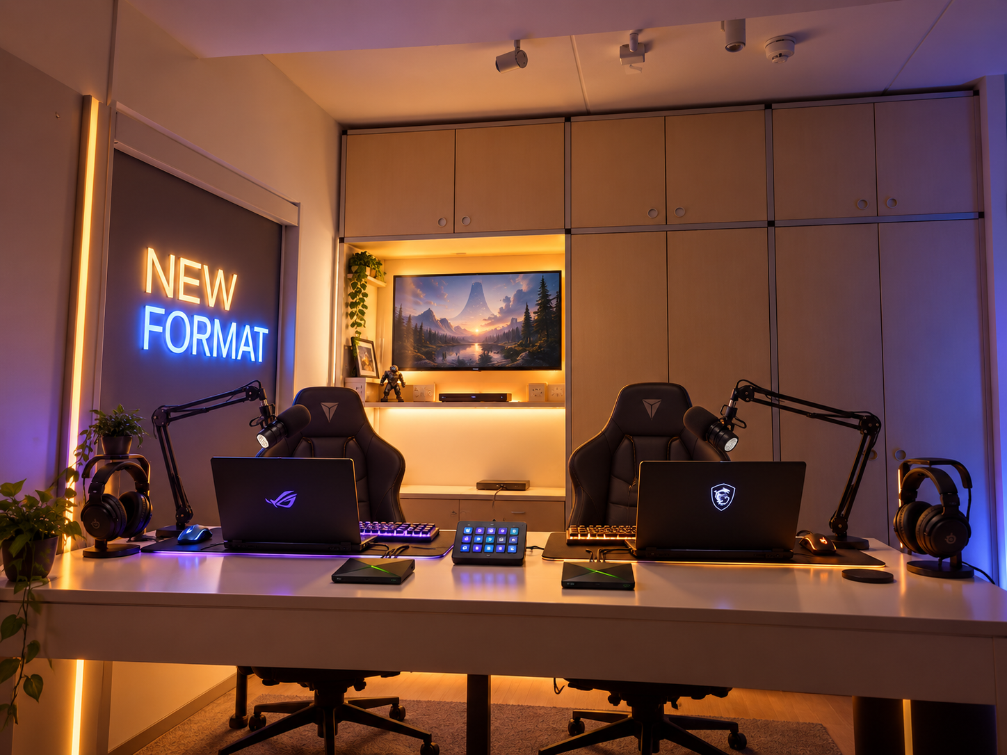  🎙️ We’re building a small New Format podcast studio!

