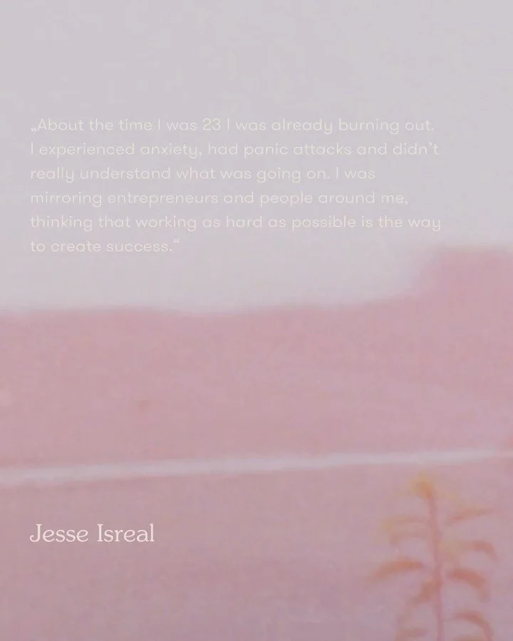 ~ Creative Practice Talks ~ 
Last year we spoke to @jesseisrael, founder of @thebigquiet about how he maintains a healthy balance between the requirements of work and the other areas of his life, how he resets and reconnects with himself, and how he 