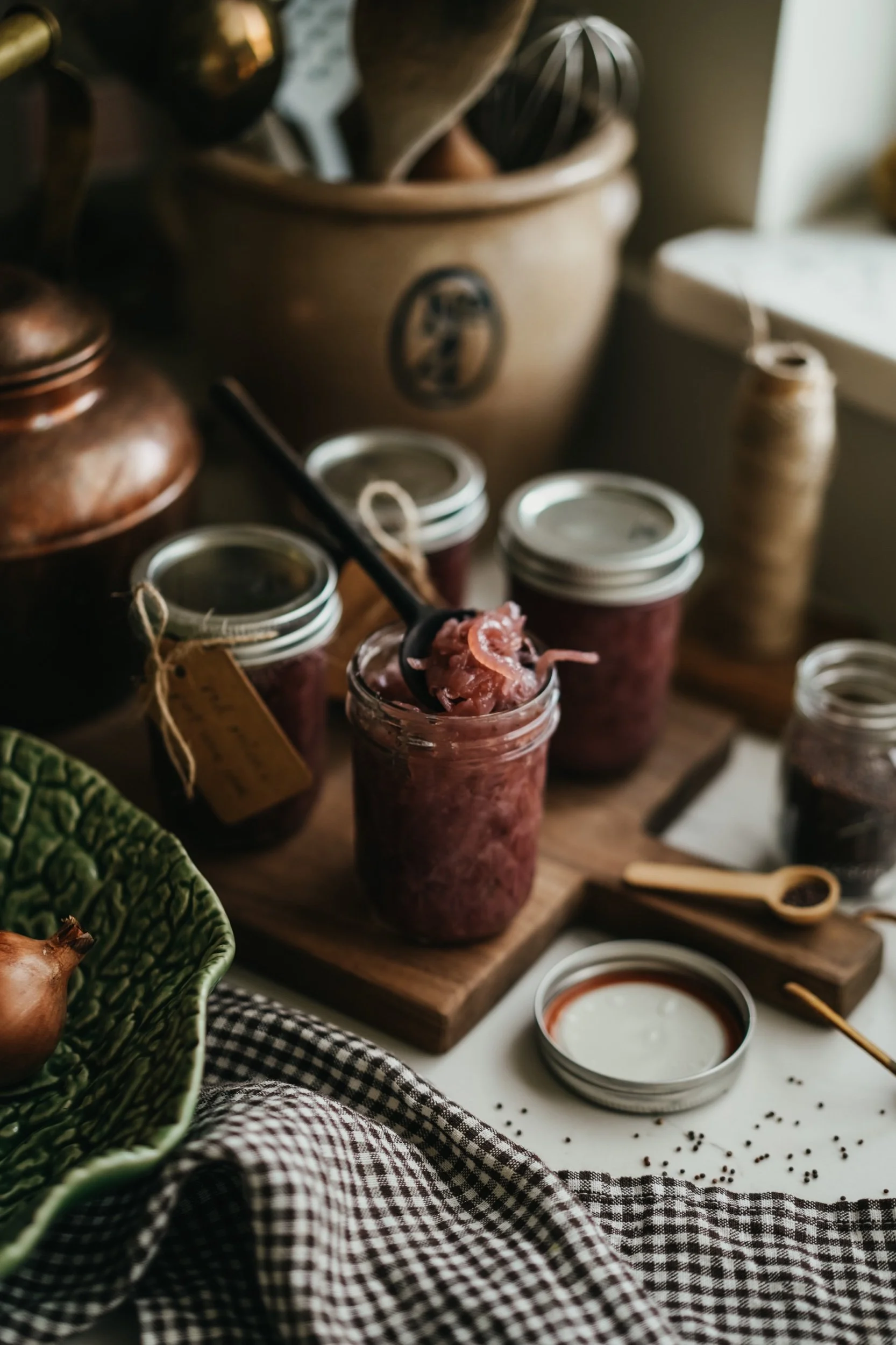 Autumn kitchen | Red Onion & Port Wine Jam