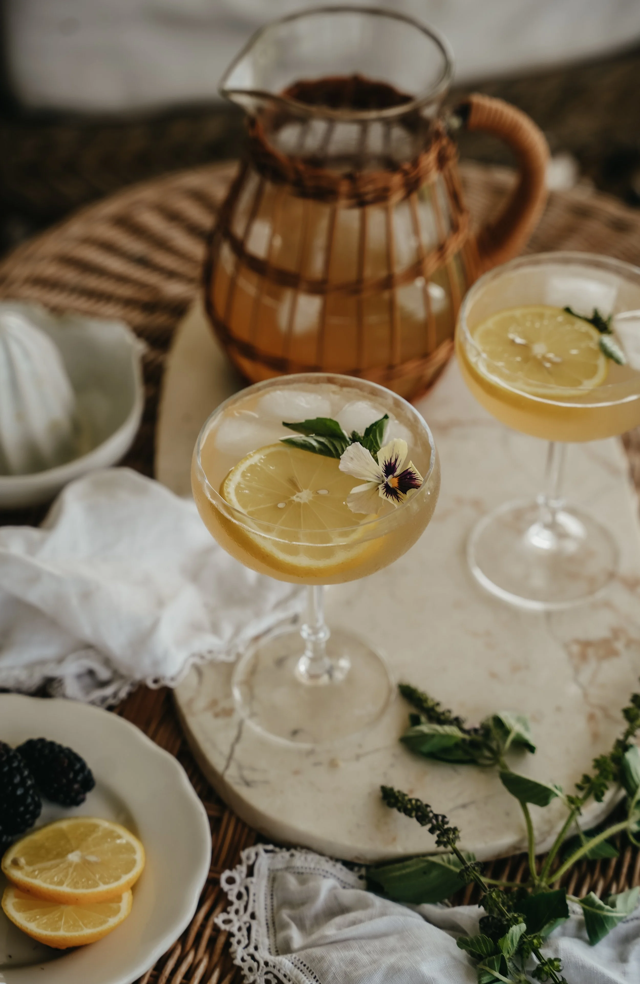 Summertime Drinks | Holy Basil Lemonade