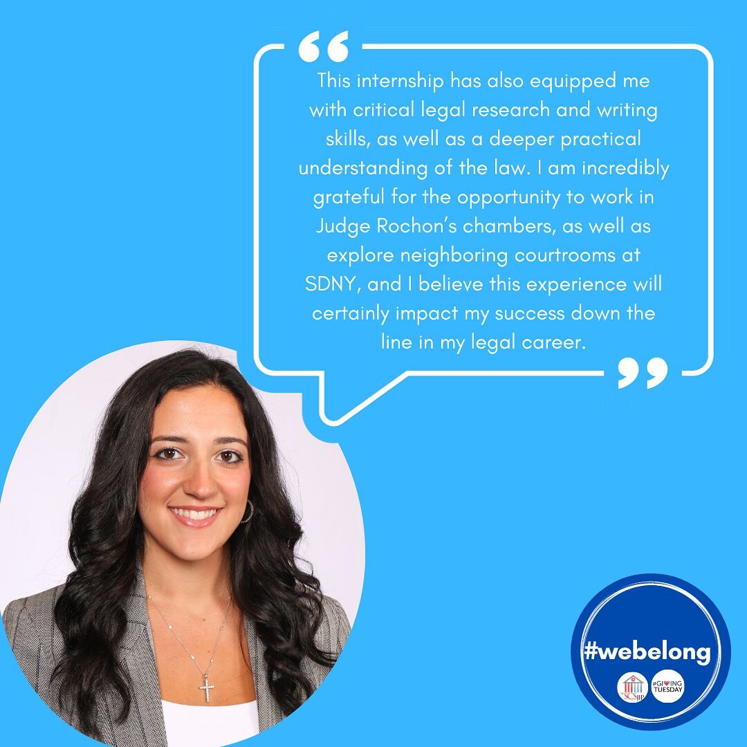 For our law school students, their judicial internships are designed to give them exposure to and practice with the legal skills they will need to succeed as lawyers. Check out what some of our #futureleaders had to say about the skills they develope