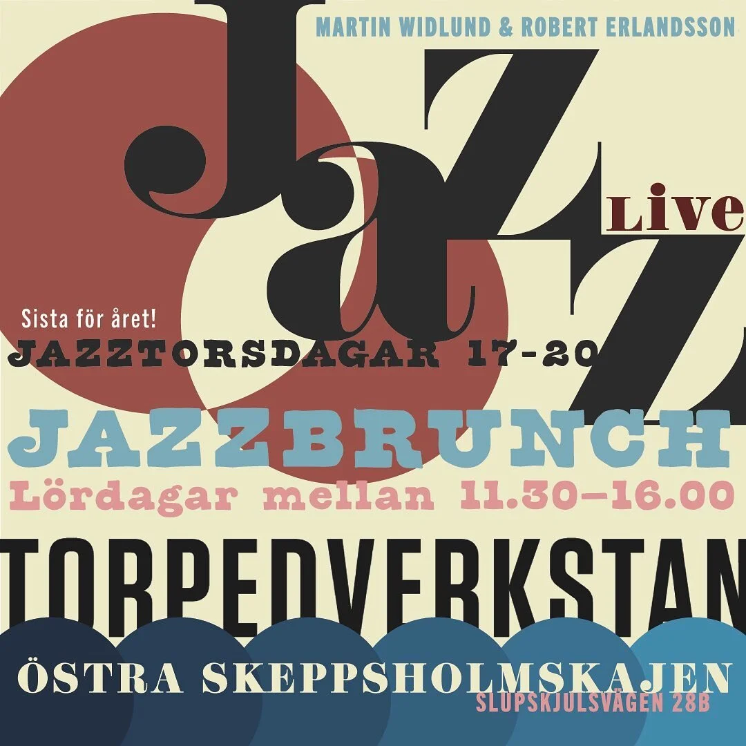 SISTA JAZZTORSDAGEN F&Ouml;R S&Auml;SONGEN &ndash; NU BLIR DET JAZZBRUNCH IST&Auml;LLET!
F&ouml;r sista g&aring;ngen f&ouml;r s&auml;songen &ndash; live jazz imorgon torsdag 8 september mellan 17.30-20.30! Sedan &auml;r v&aring;ra popul&auml;ra Jazzb
