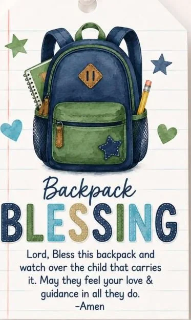 BackPack Blessing.
