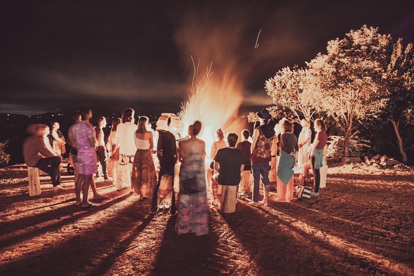 &quot;The ember gets stronger⁣
Flame starts to flicker a bit⁣
And pretty soon you realize that all we're going to do for eternity⁣
Is sit around the fire&quot; - Jon Hopkins⁣
⁣
Come sit around the fire with us at HOLOS. We have some incredible events