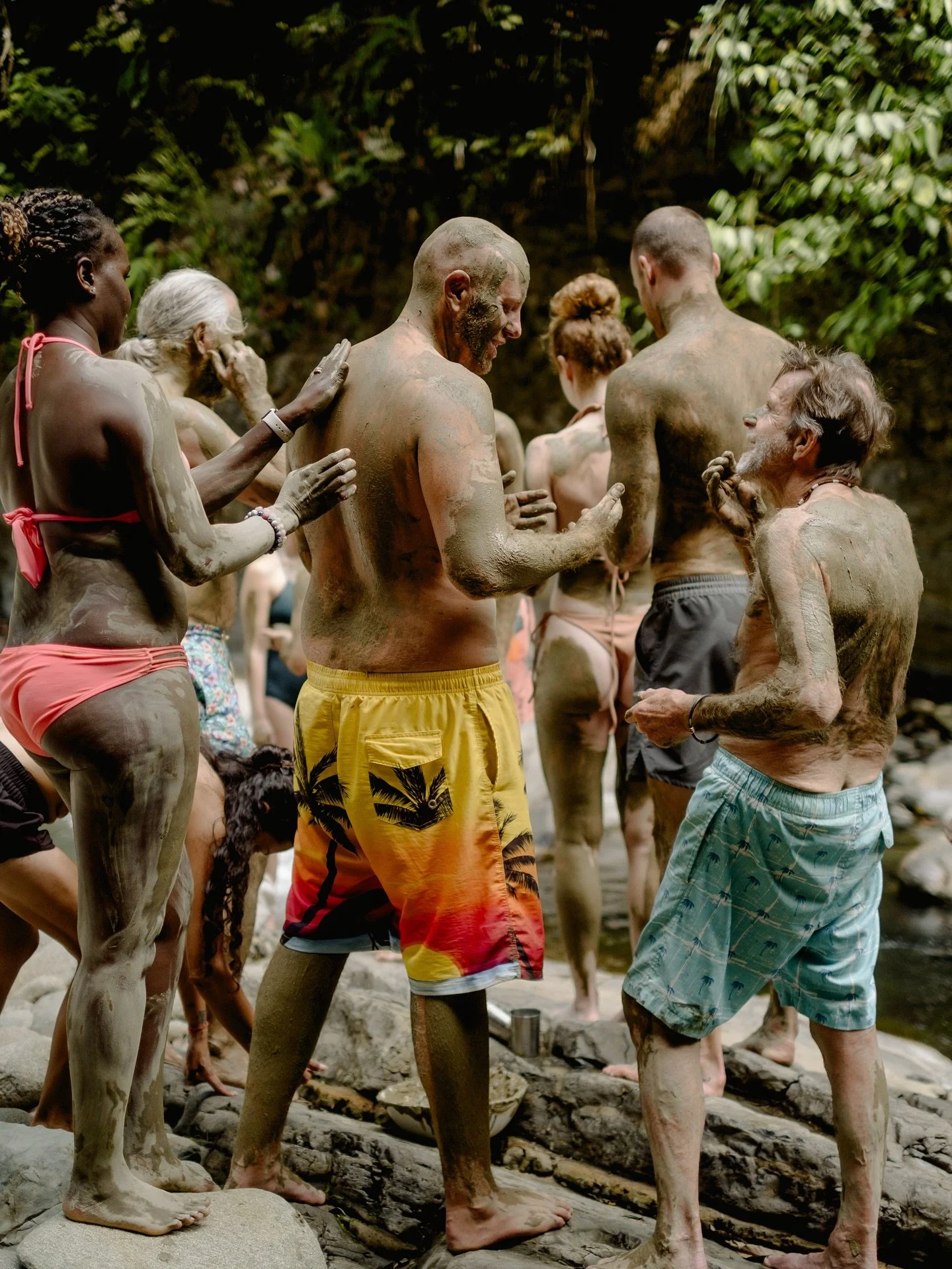 Clay on our skin, love in our hearts. These are the moments that remind us what truly matters, family, connection, and the grounding presence of nature. 
Living in community here at Holos has shown us that creating roots in the earth is more than a r