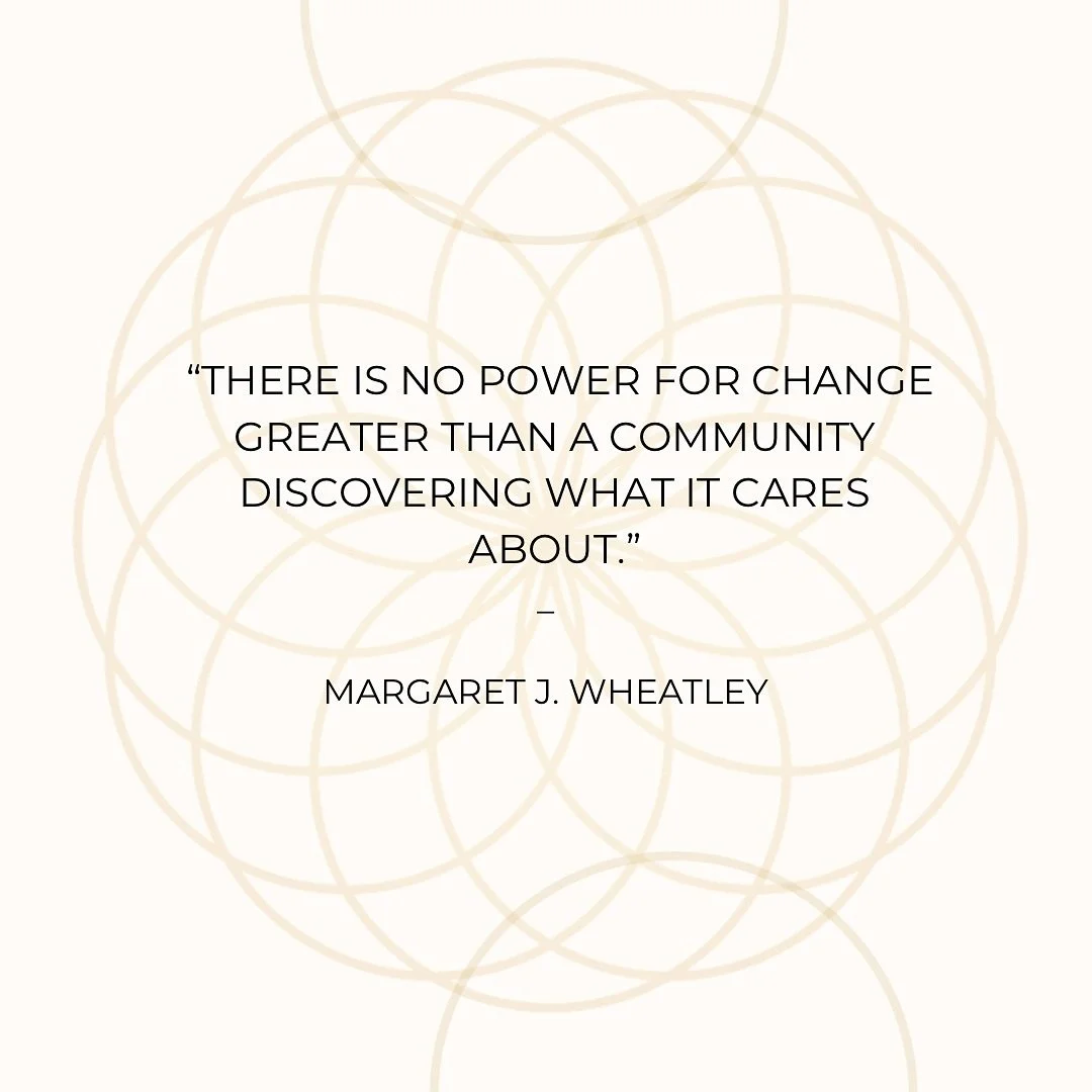 When a community comes together around what truly matters, transformation begins.
It&rsquo;s not about changing the world alone,
It&rsquo;s about discovering what we care about, together.
And from there, everything starts to shift.

#CommunityMatters