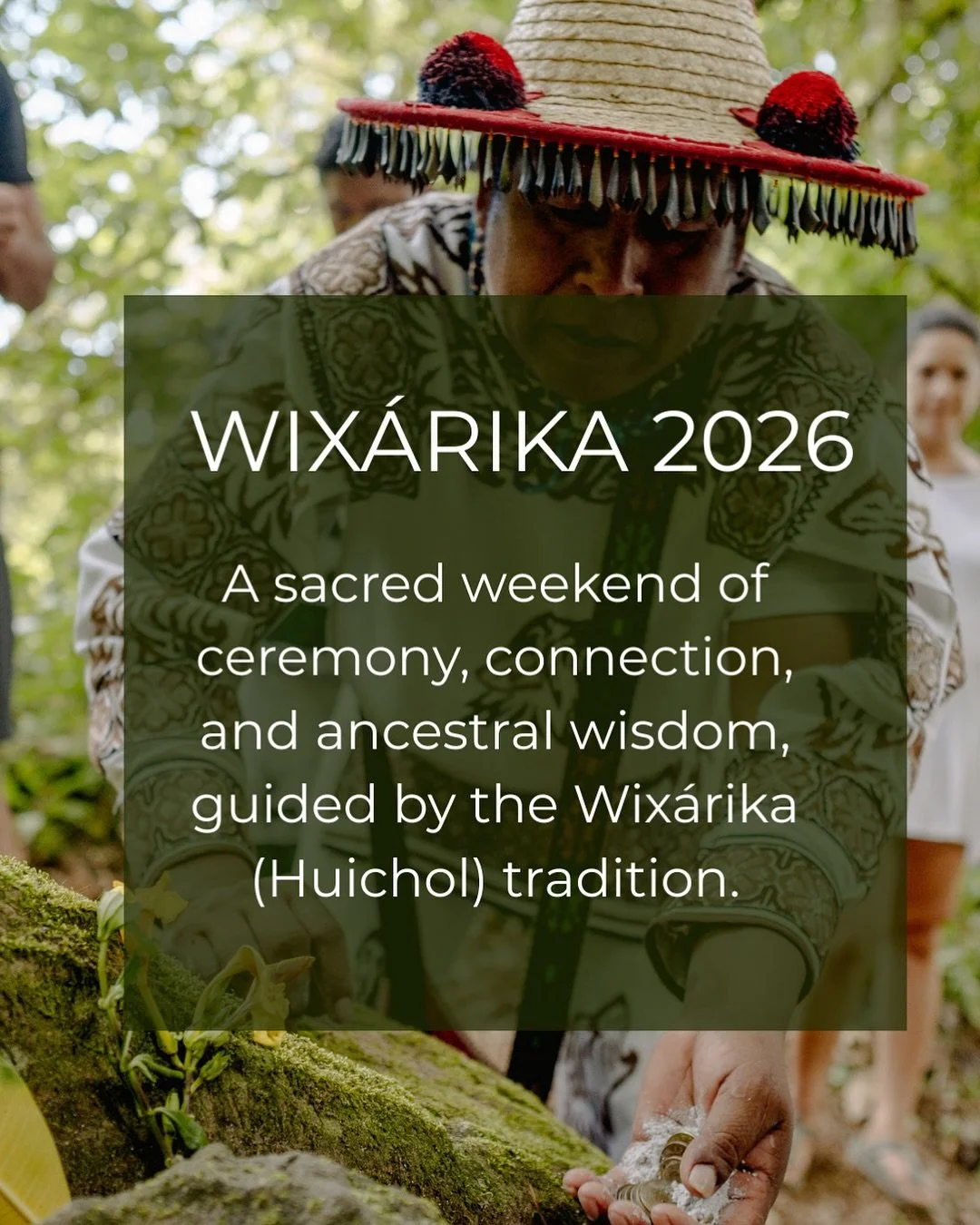 There are journeys that begin with a calling, quiet but undeniable.
This one begins in the jungle.
Where music is a prayer, fire is a teacher, and every step brings you closer to something ancient.

Wix&aacute;rika 2026 isn&rsquo;t a typical retreat,