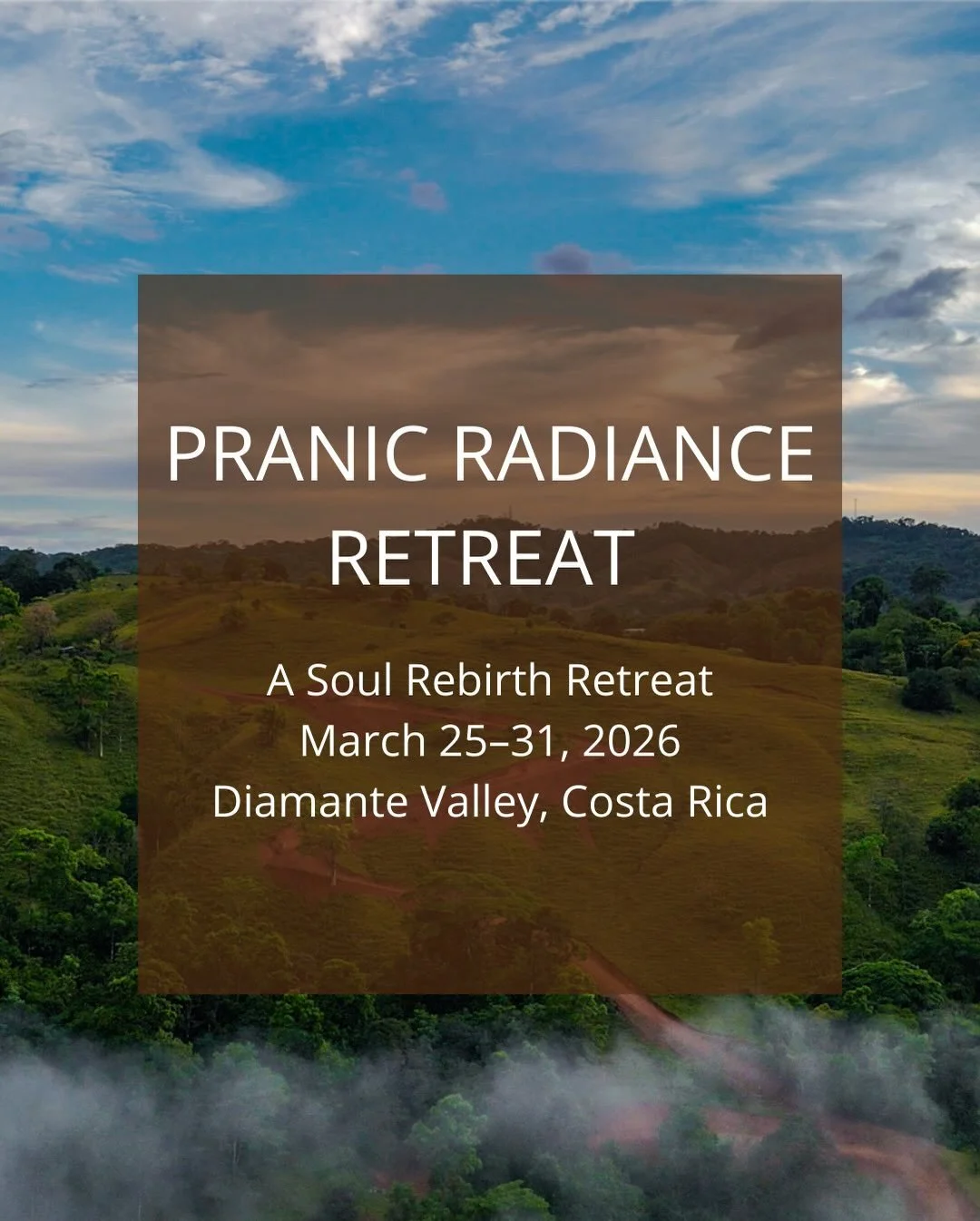 A jungle. A breath. A moment where everything slows down so your soul can speak again.
Pranic Radiance is not just a retreat, it&rsquo;s a remembering.
Ready to step into your next chapter?

Comment REBIRTH for more info.

@liya_garber @aurakundalini
