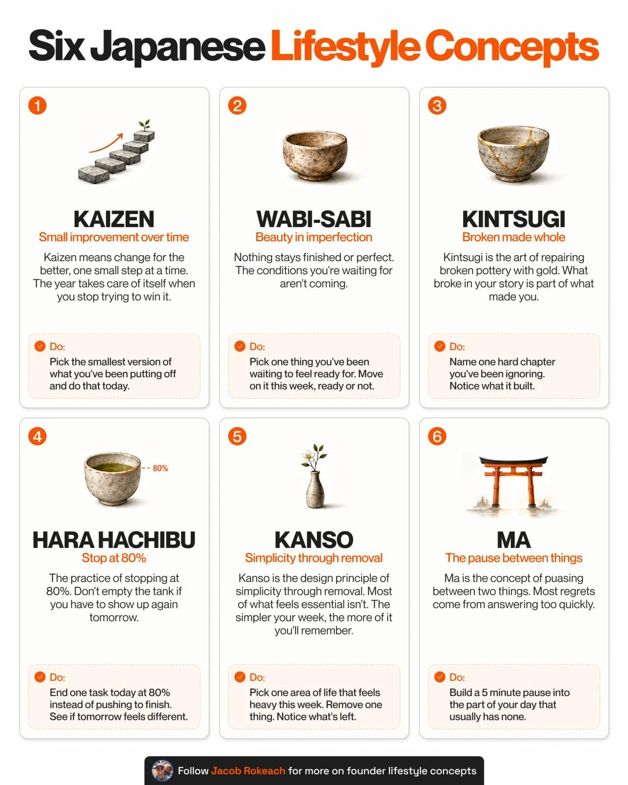 Six Japanese Lifestyle Concepts