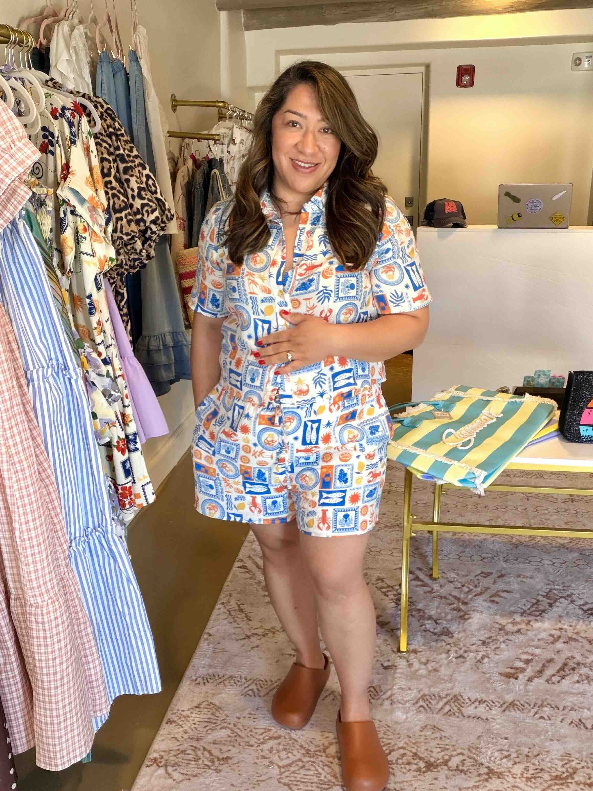 Tropical Escape Shorts and Top  Set