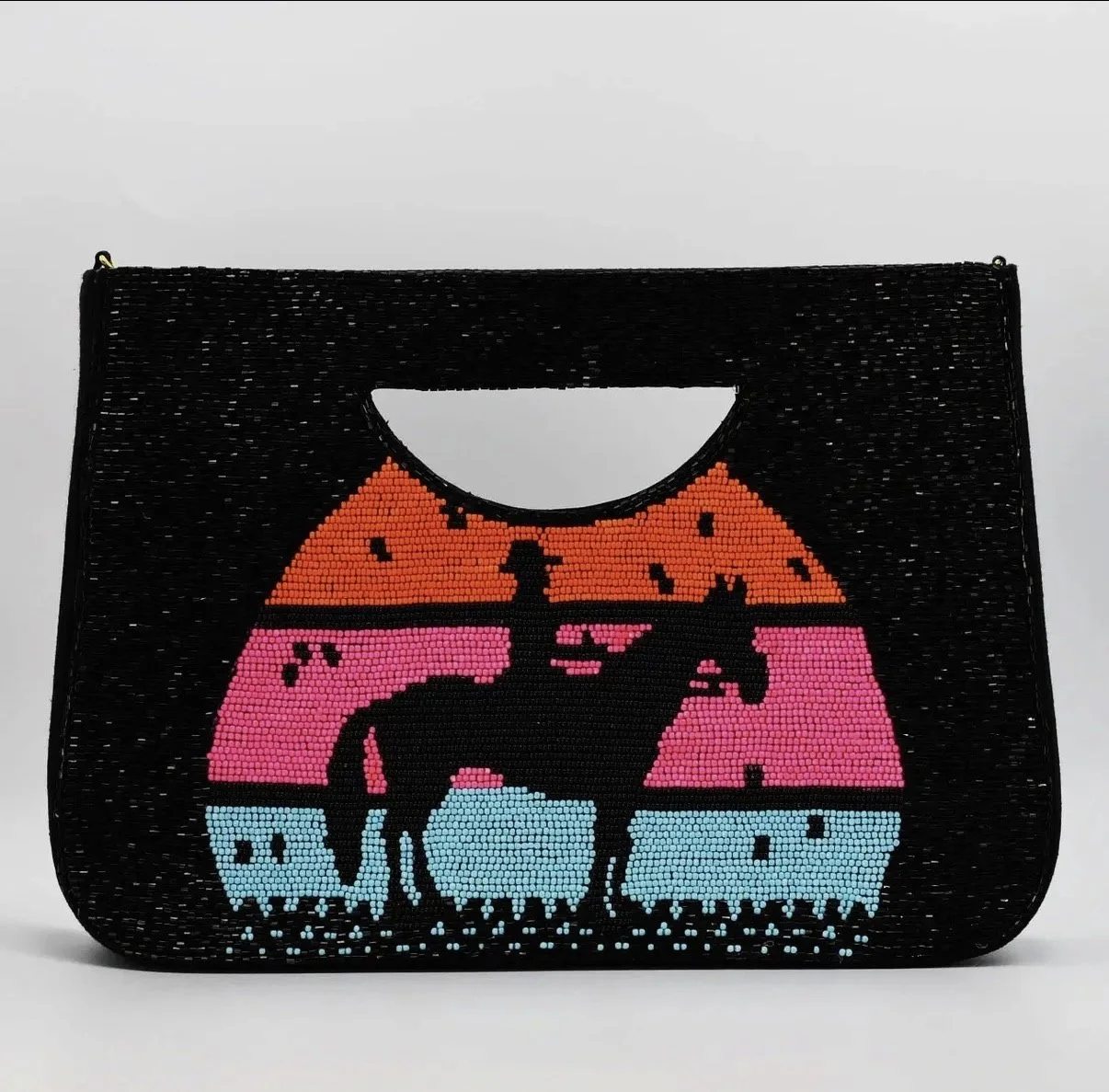 The Sunset Western Beaded Bag