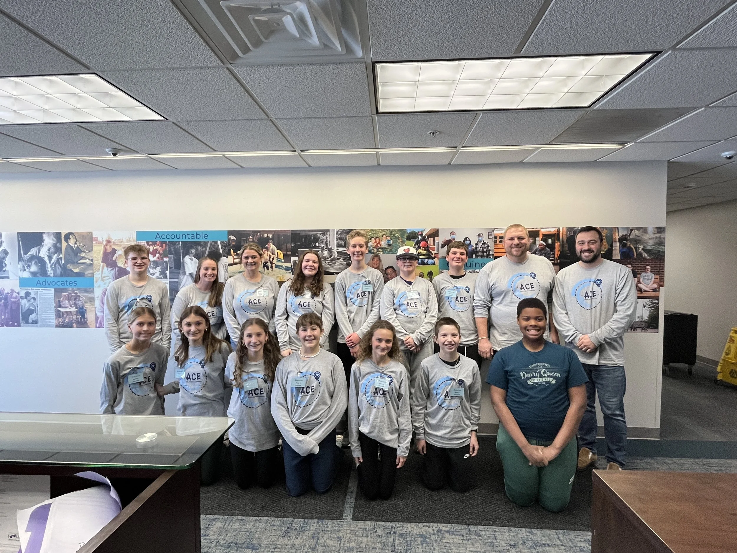 Welcoming back ACE Friends from Bay View Middle School