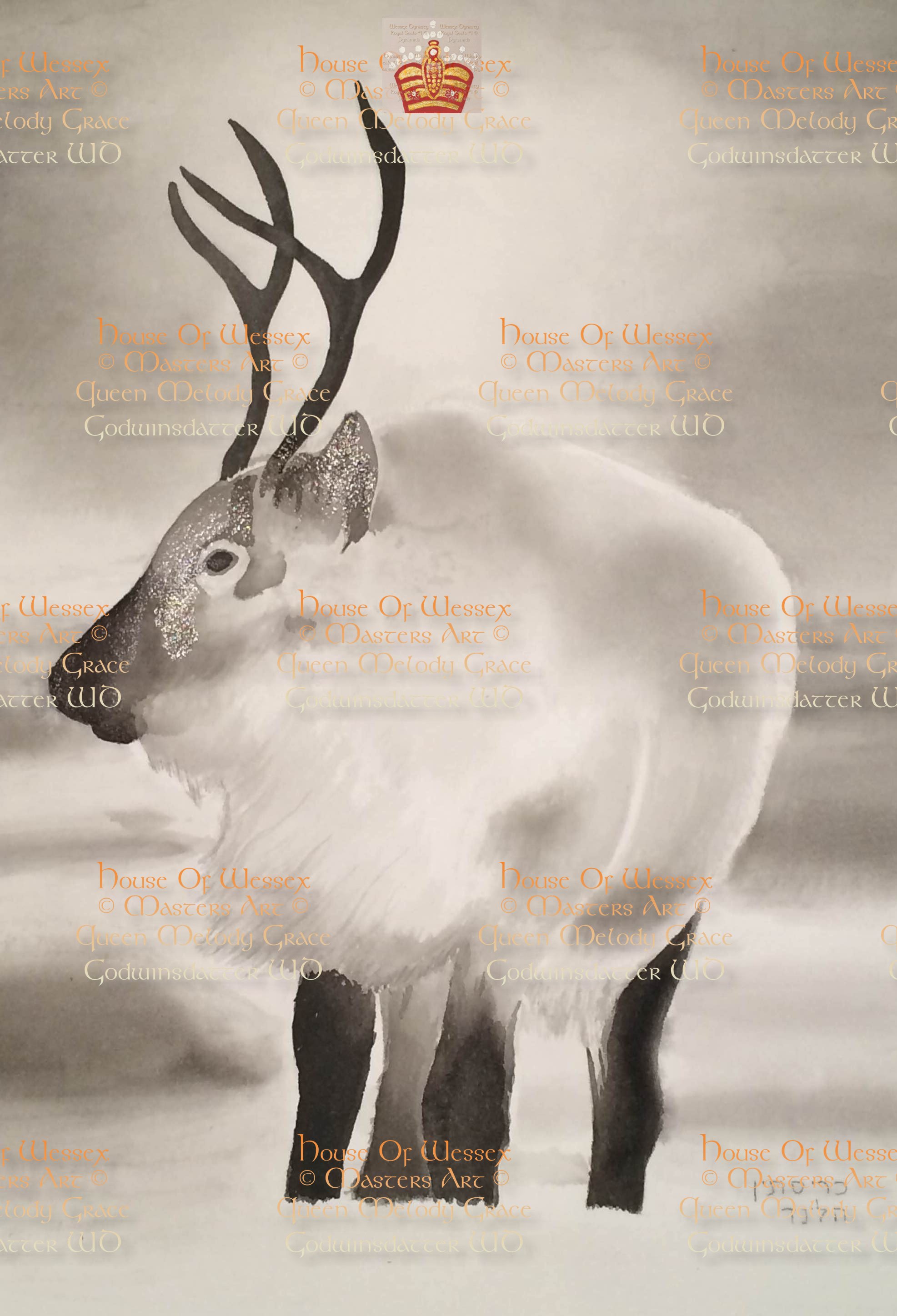 "Freedom". Using Japanese Ink and Japanese Calligraphy brushes, this is a study of an American Photographer's depiction of animals emotions and lives in black and white.