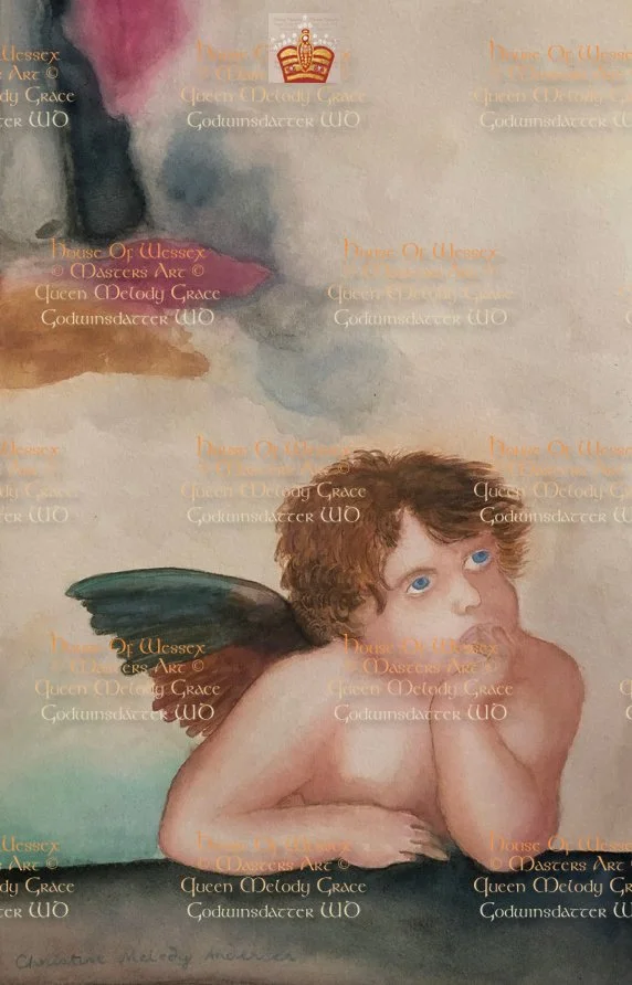 "Angelique". A Raphael Masters study of the Cherub Angel. 