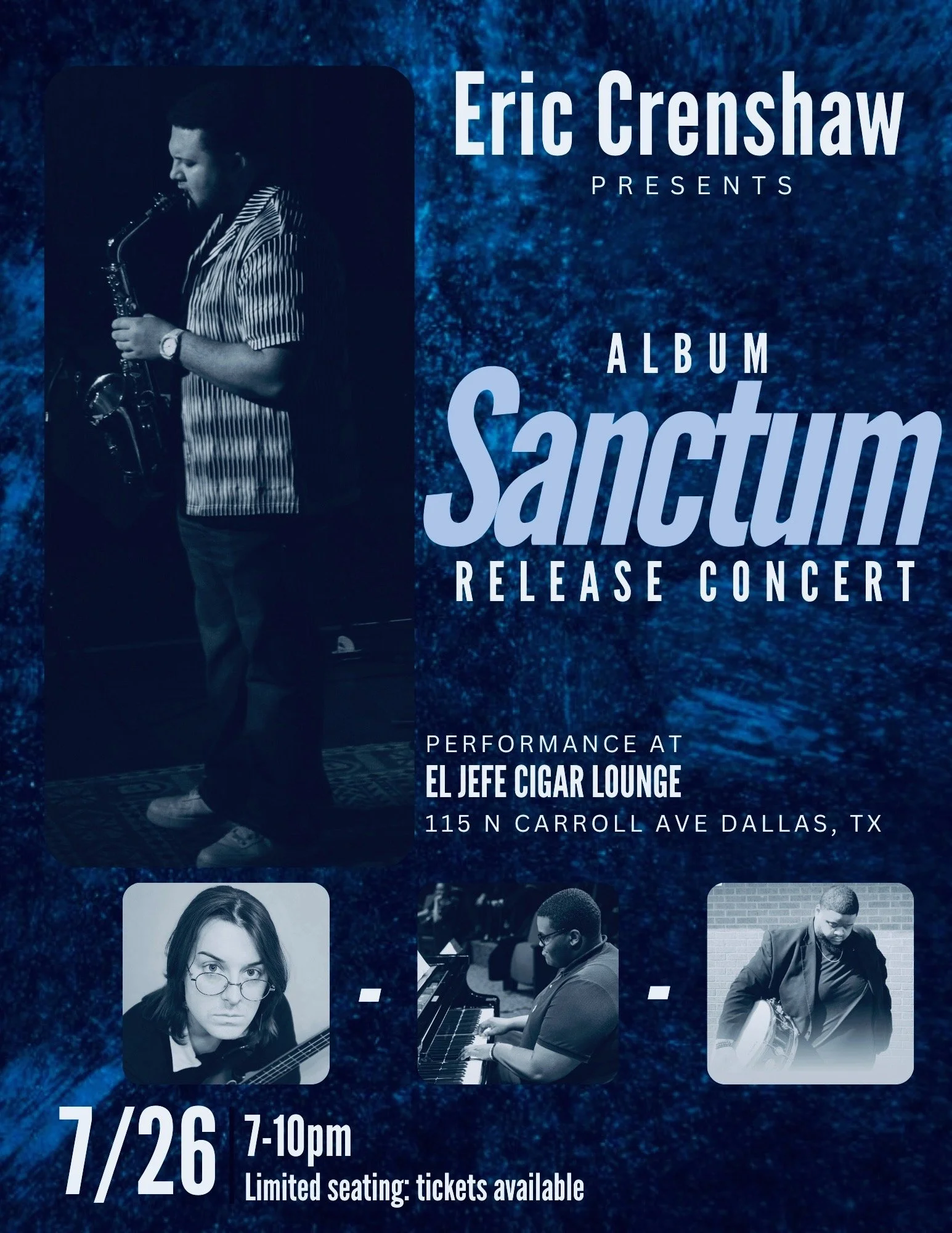 Live Album Release Concert: Eric Crenshaw & Band | SANCTUM