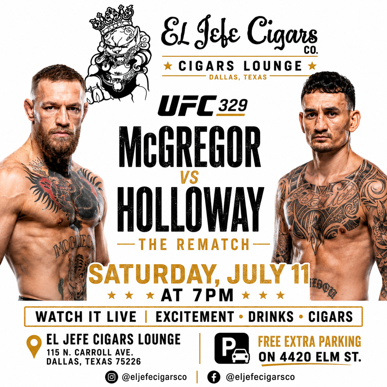 UFC 329 |  McGregor vs. Holloway Rematch