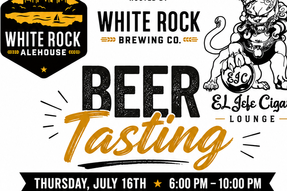 El Jefe Cigars Beer Tasting with White Rock Brewery Co.