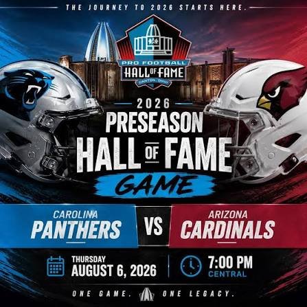 NFL Pre-Season Hall of Fame Game | Cardinals vs. Panthers