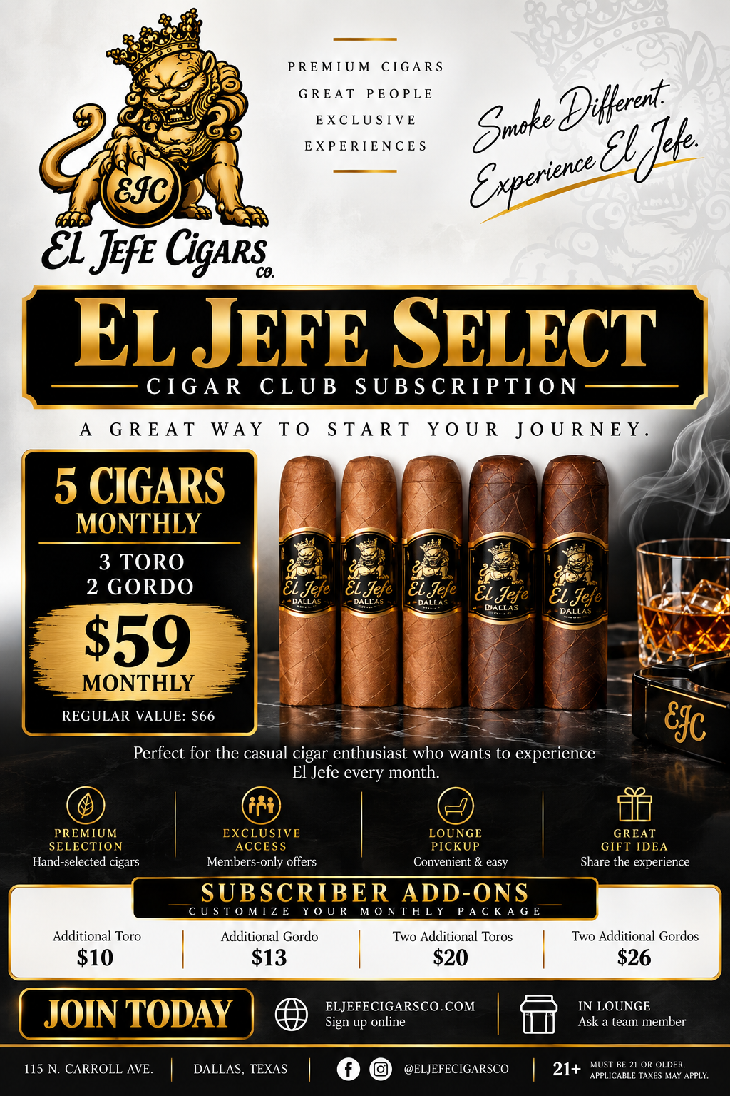 El Jefe Select Cigar Club 59 Poster.png