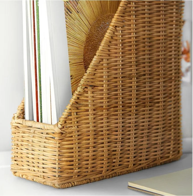 Rattan Magazine Holder 