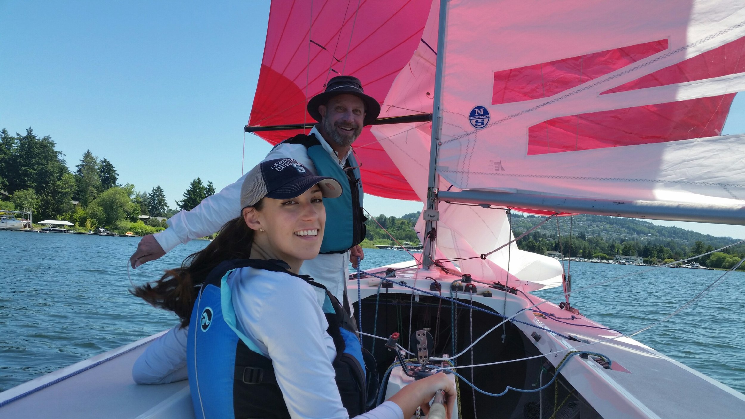 Sailing on Lake Washington!