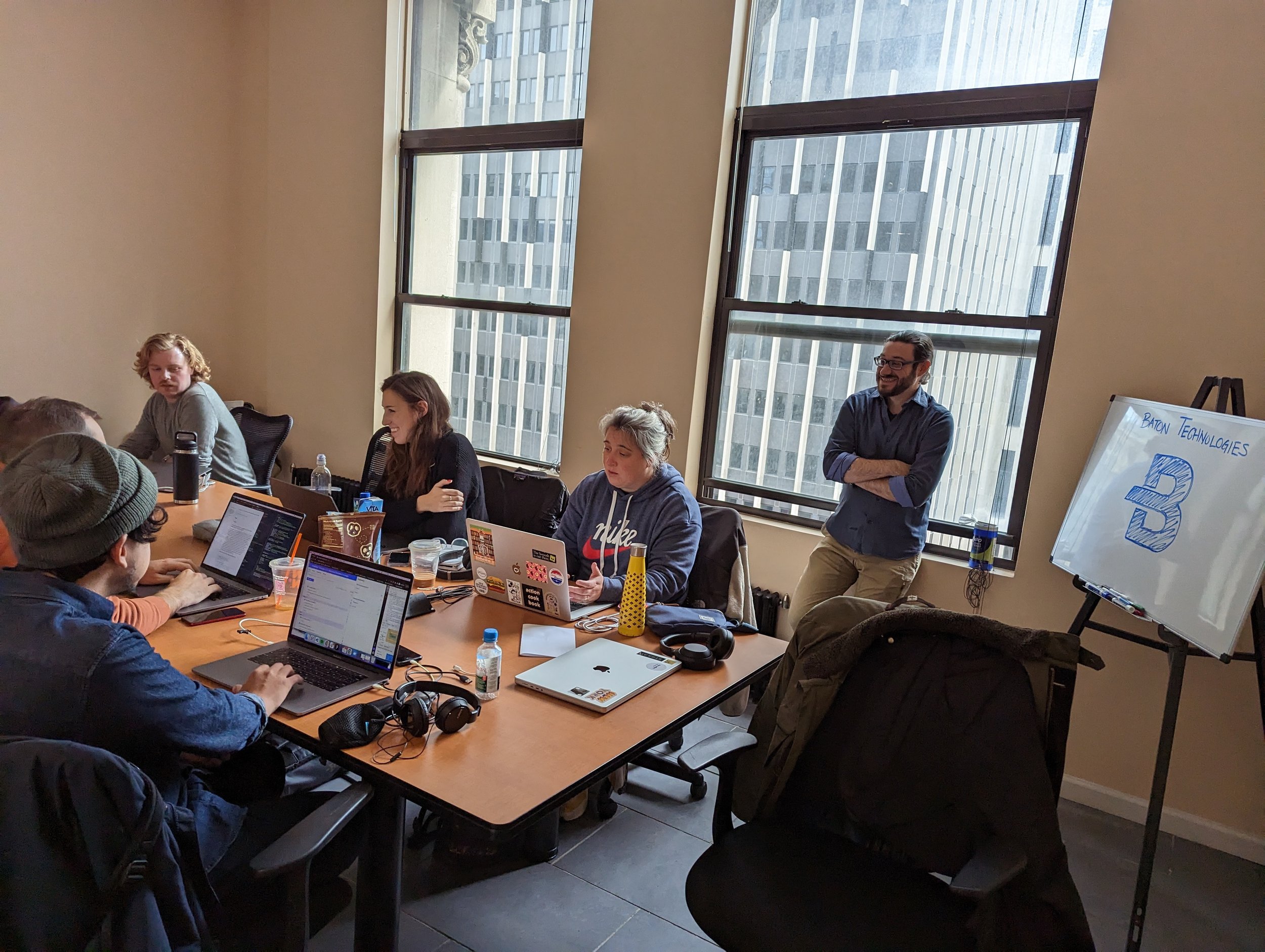 Working in NY with my beloved team