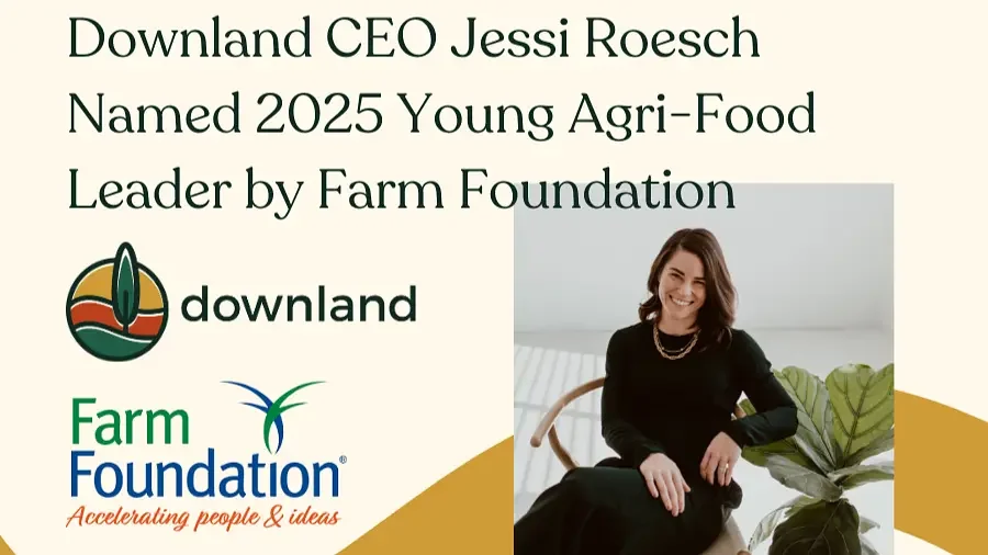 Downland CEO Jessi Roesch Named 2025 Young Agri-Food Leader by Farm Foundation