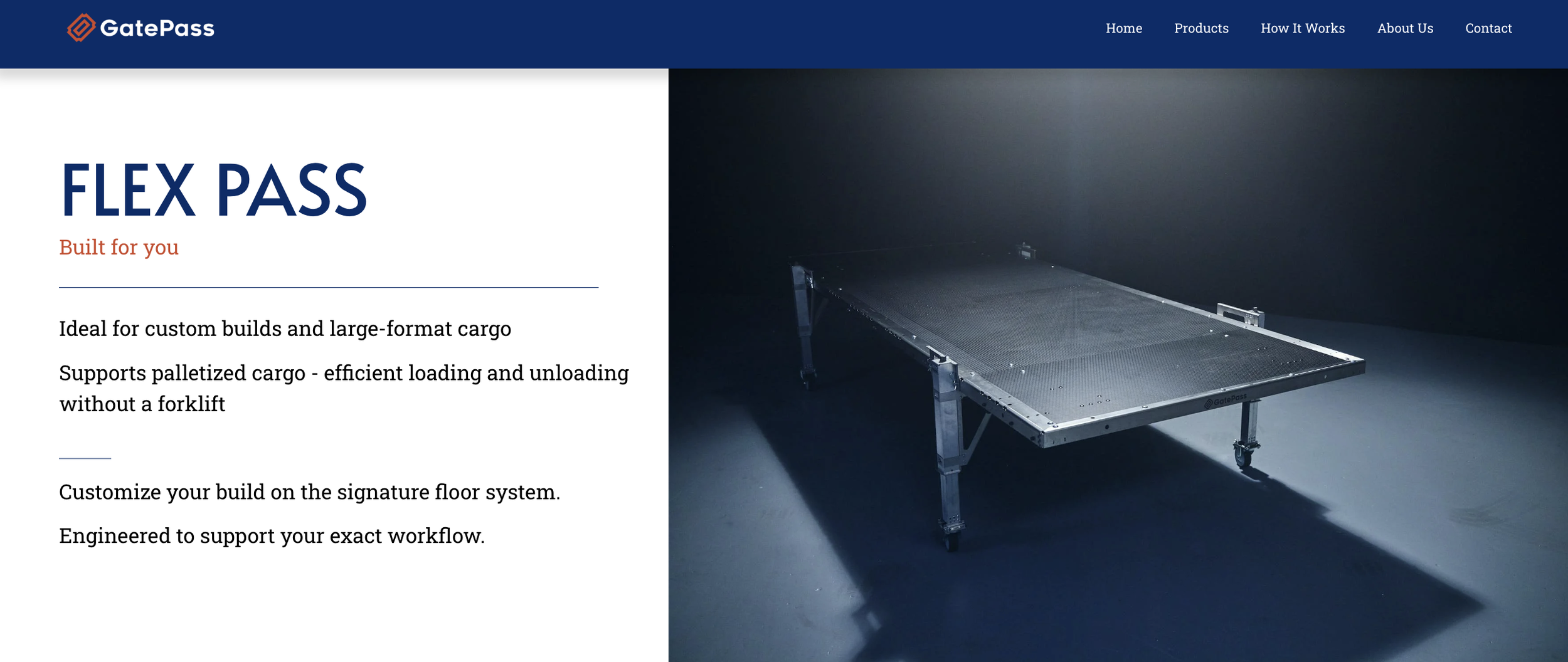 photography of the 
flex pass with website copy