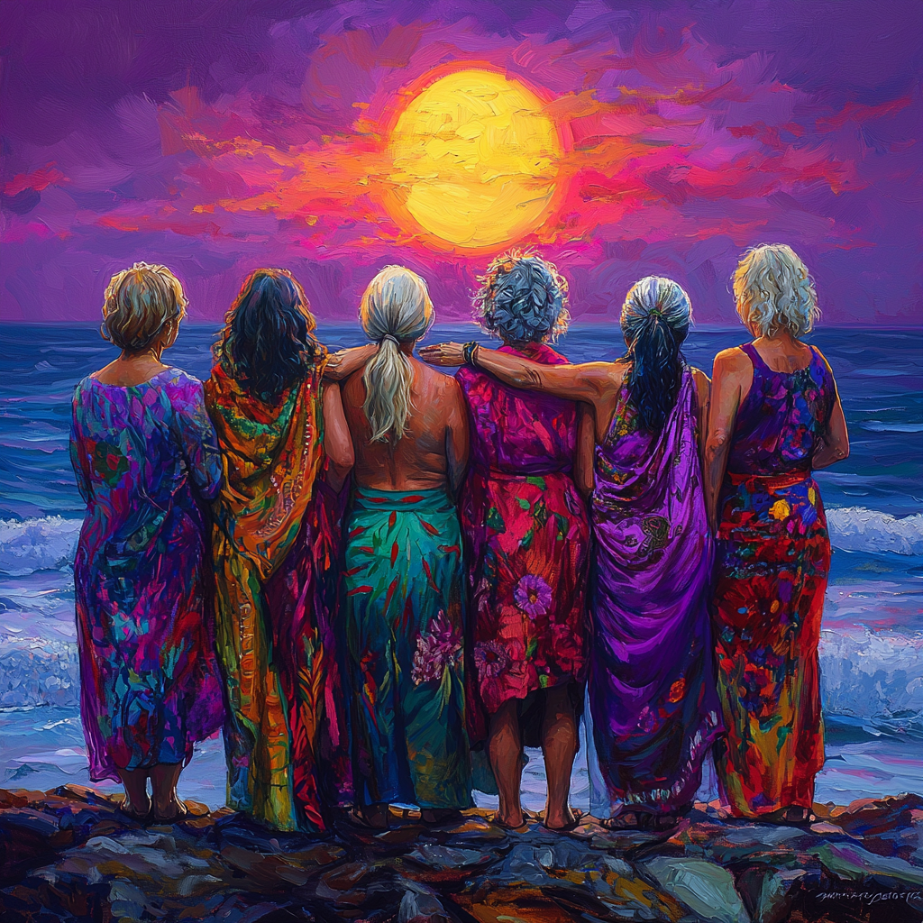 Copyright 2025 The Golden Life Community; Artist Kathy Tarochione