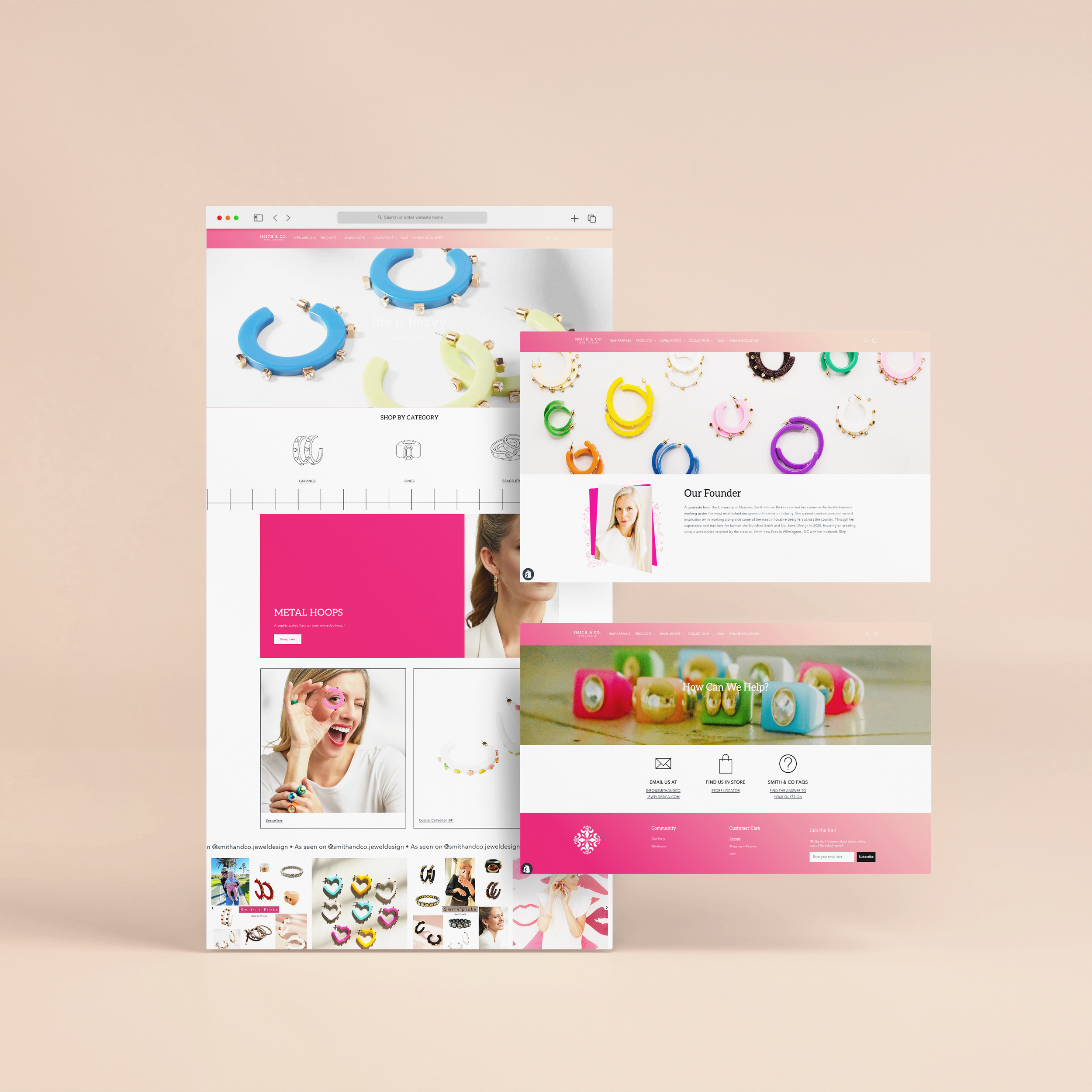 Smith & Co. website design