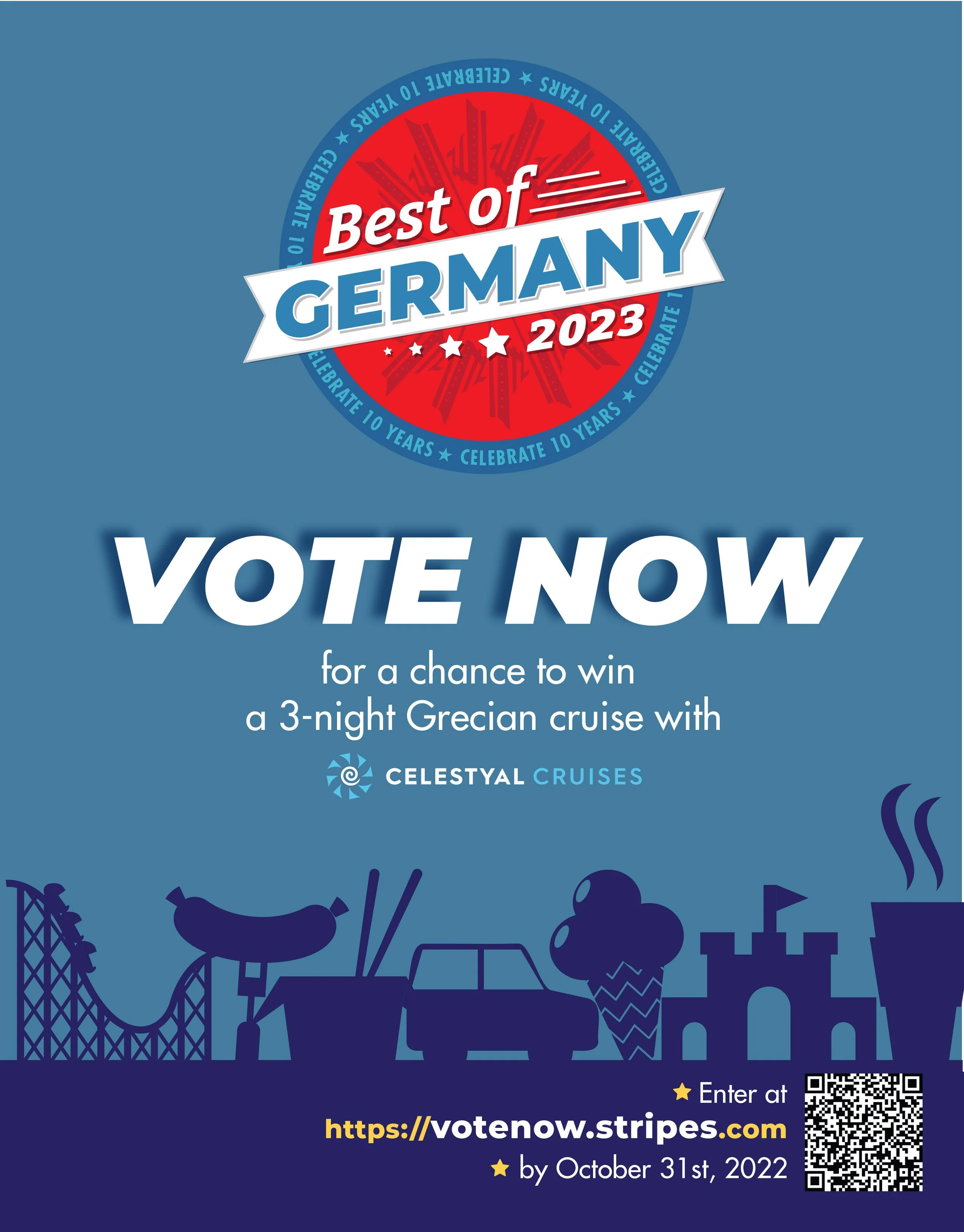 Full page ad for print magazines