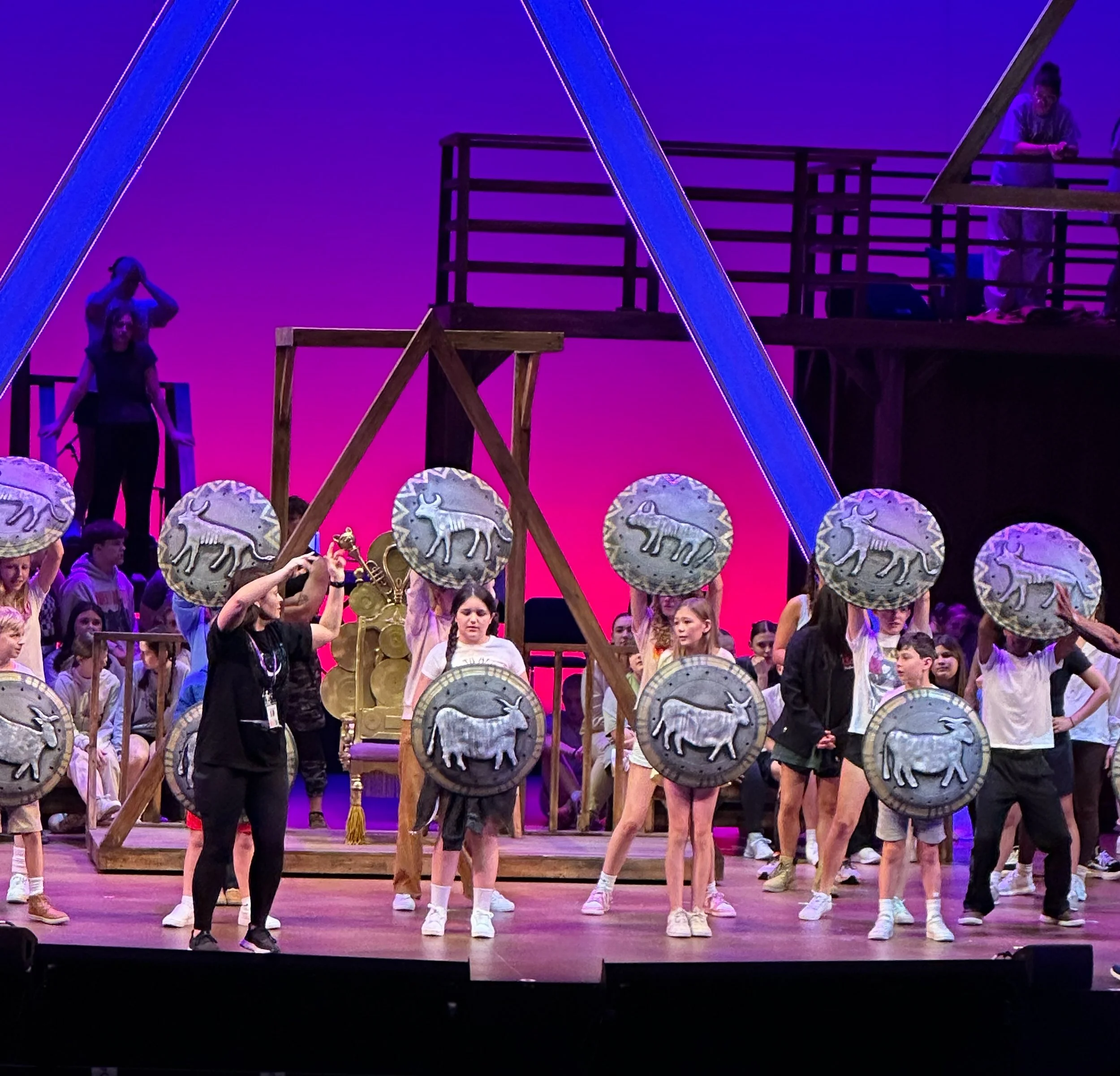 Joseph, and the Amazing Technicolor Dreamcoat - Lyric Theatre of Oklahoma 2025
(Construction and painting)