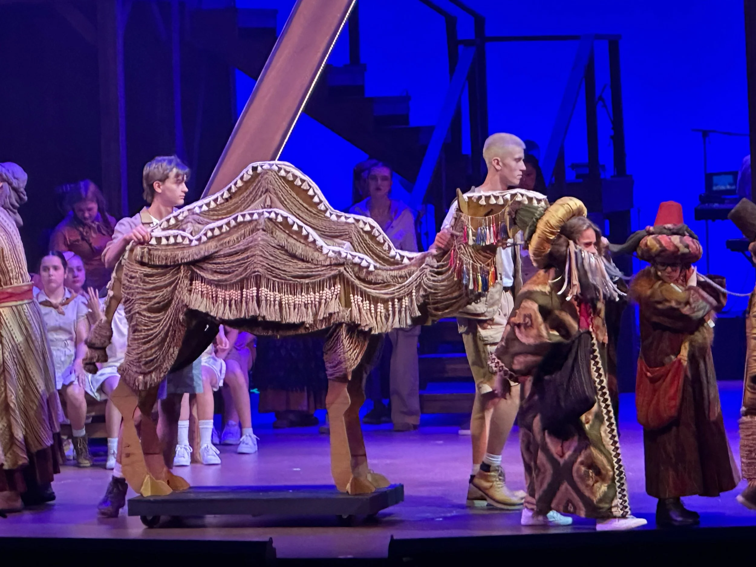 Joseph, and the Amazing Technicolor Dreamcoat - Lyric Theatre of Oklahoma 2025
(Staining and construction)