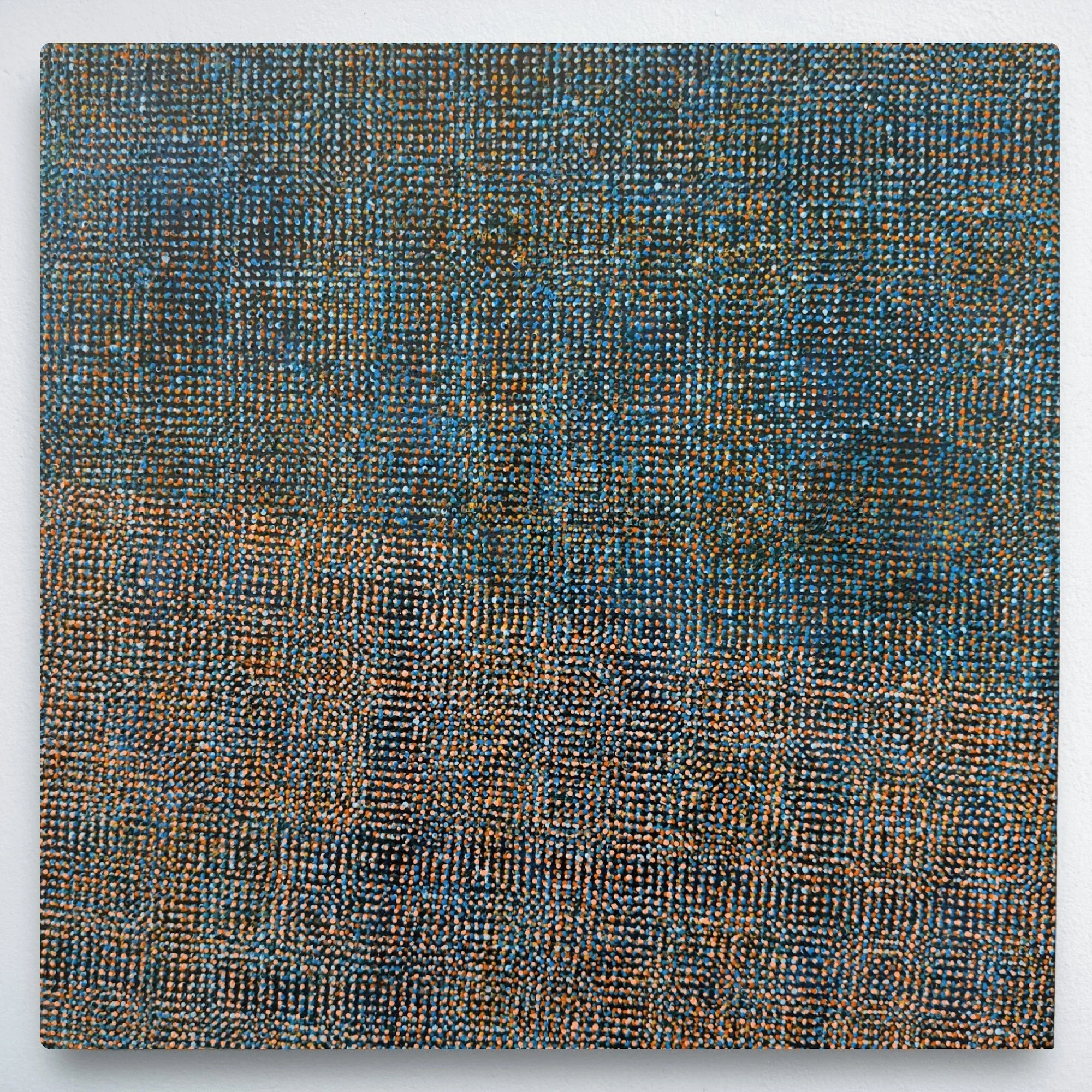 “A Line Holds"   Acrylic on plywood   14 x 14 x .5"